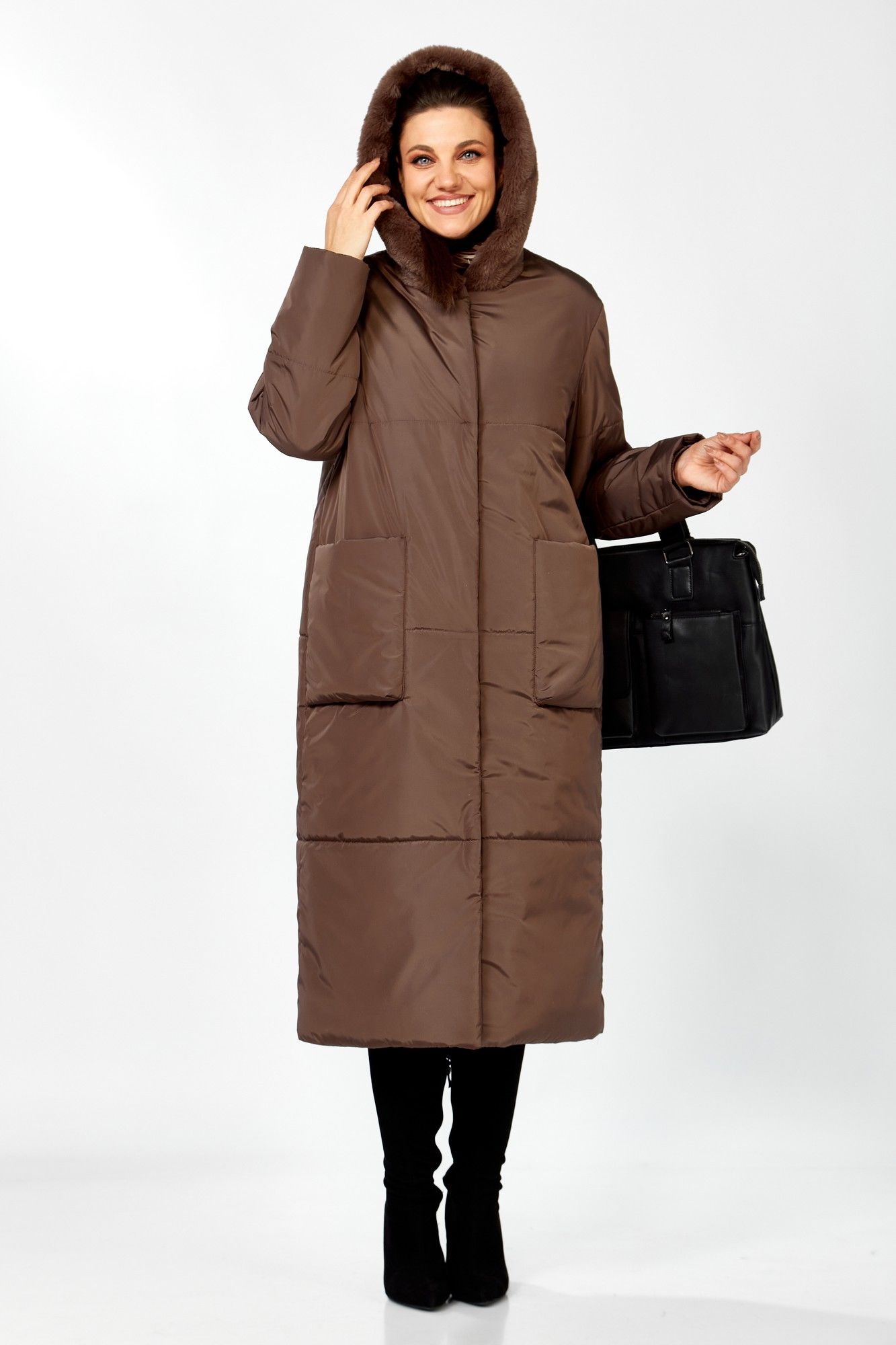Пальто Lady Secret 8296 шоколад