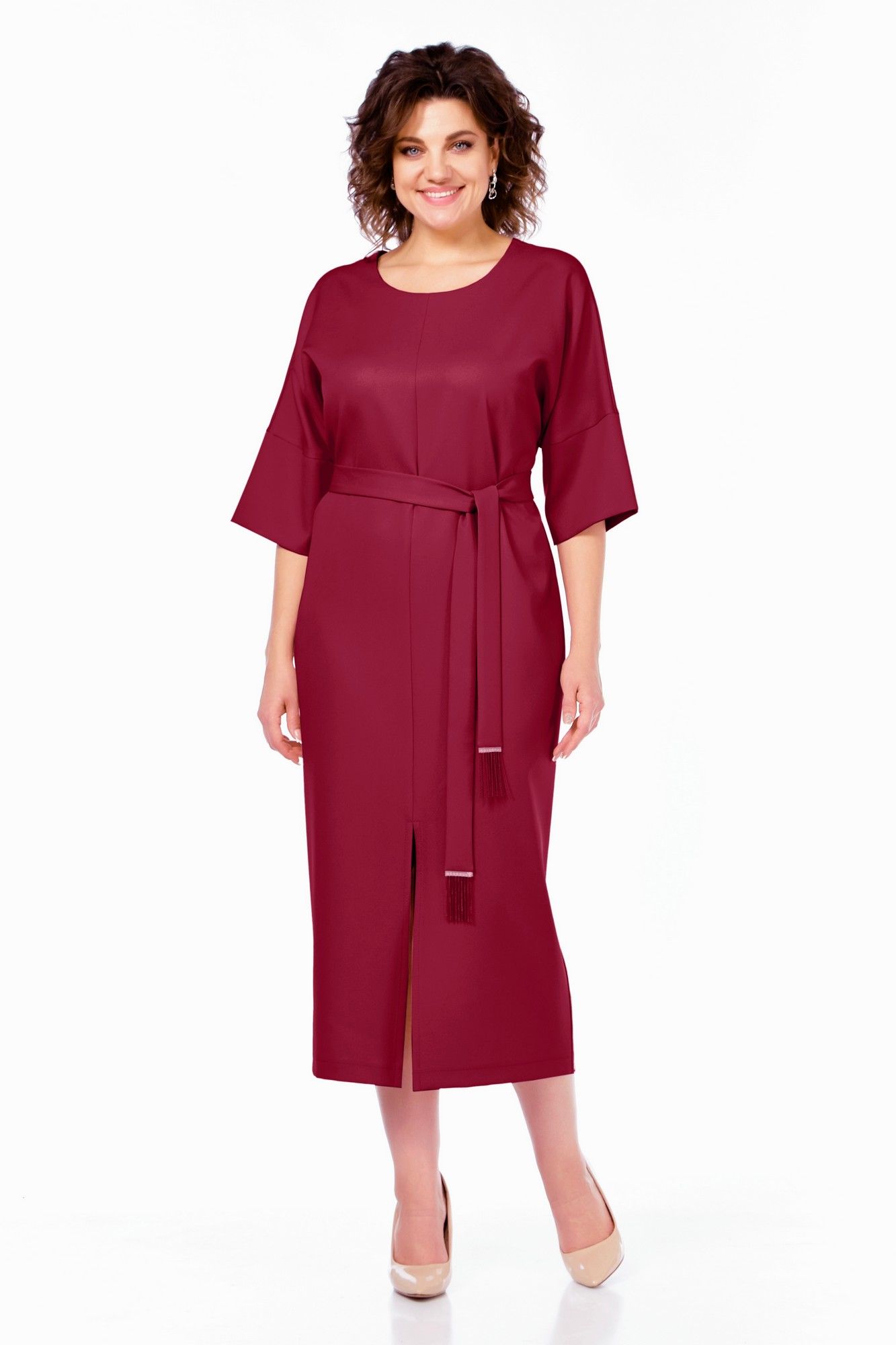 Платья БагираАнТа 1046 бордовый