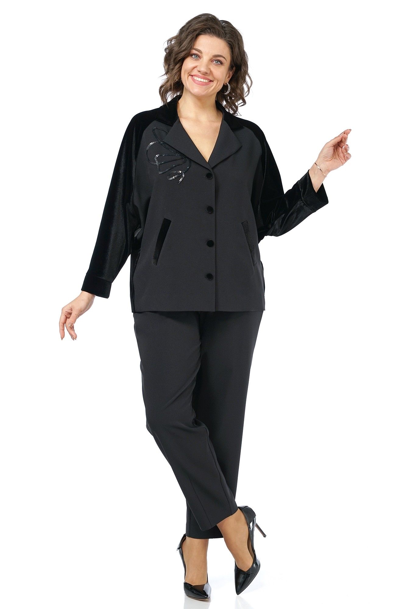 Брючные костюмы Alani Collection 2466 черный