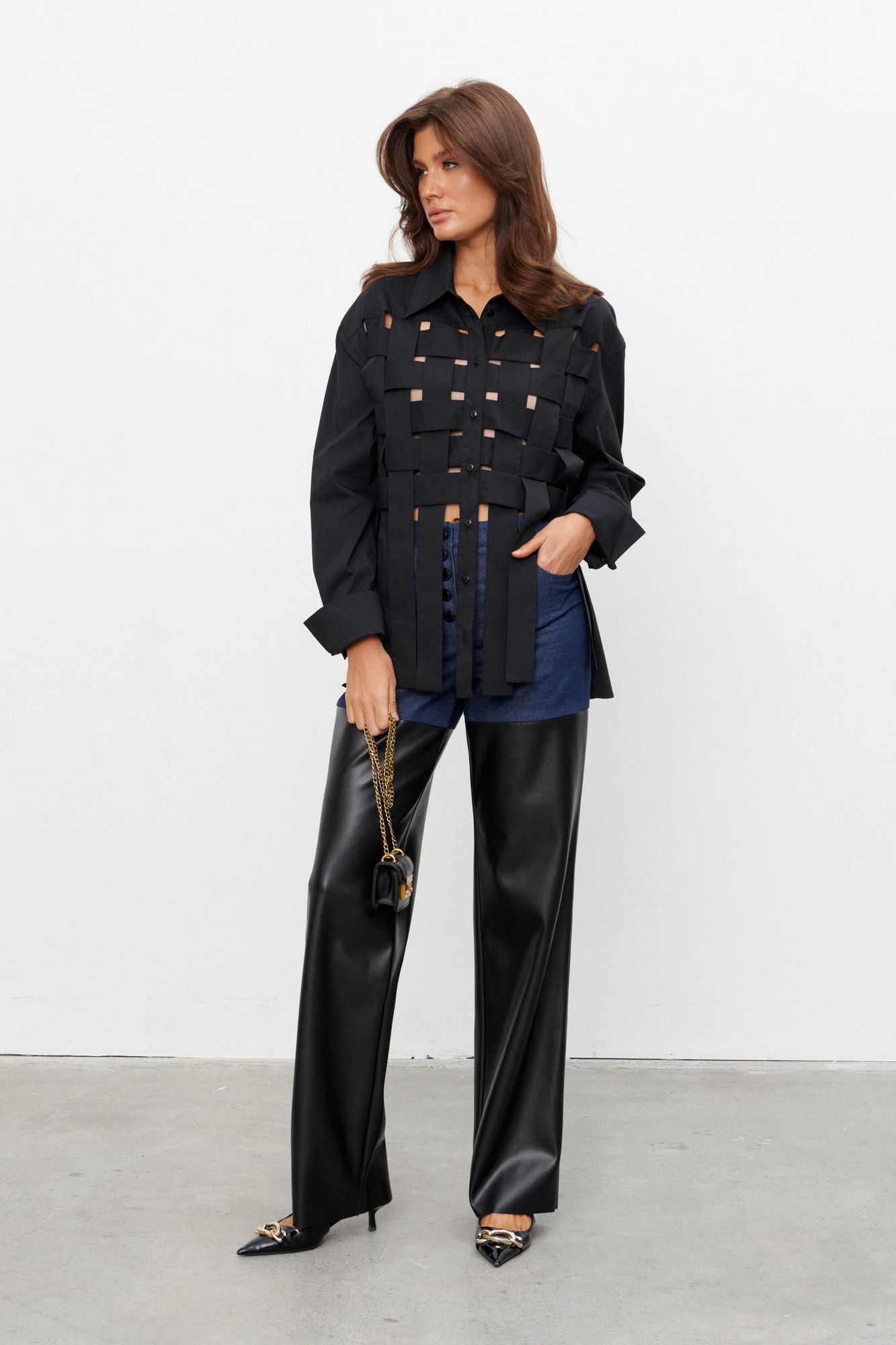 Брюки KaVaRi 3014.2 темно-синий_черный