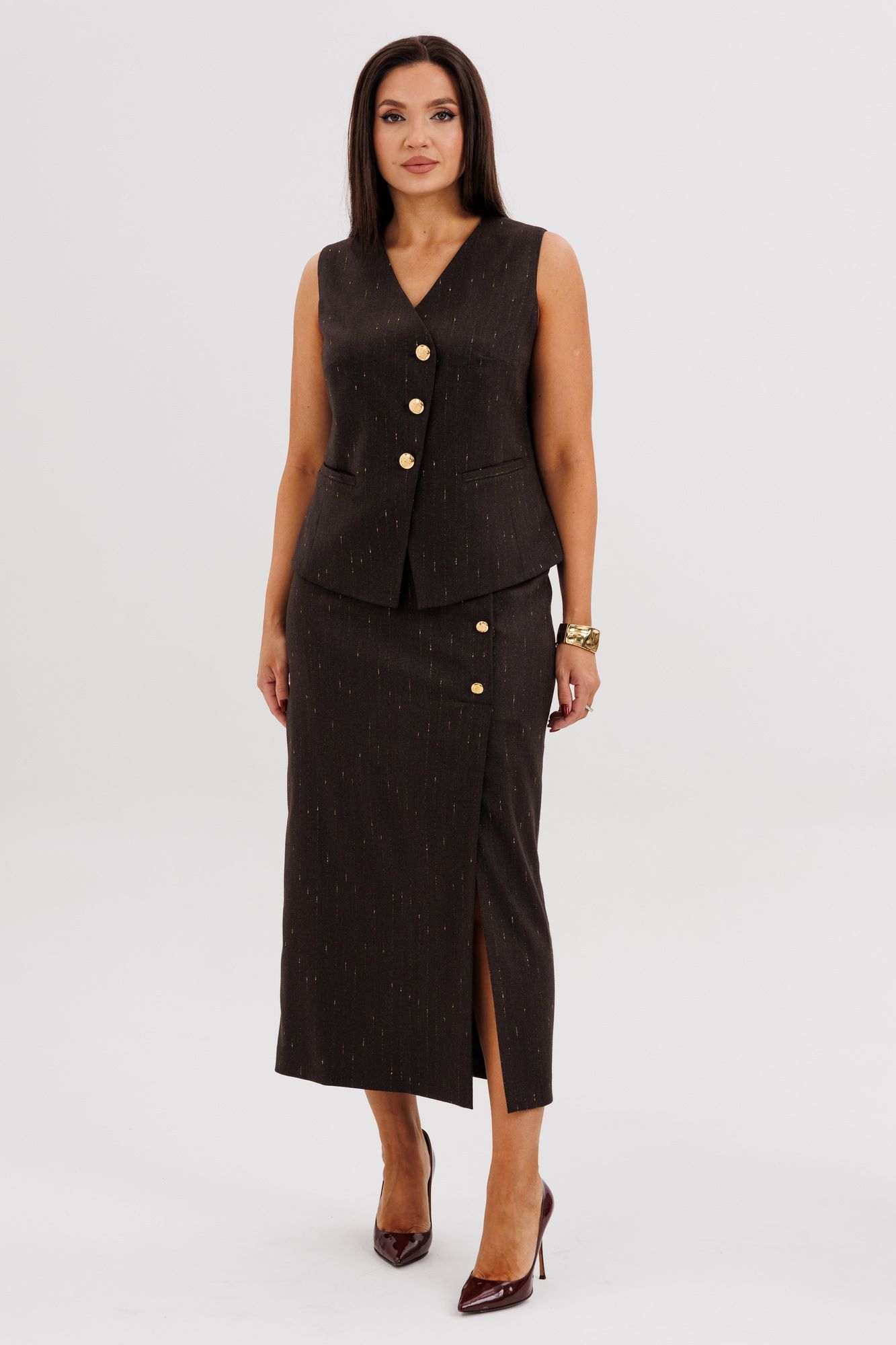 Комплекты юбочные Fantazia Mod 5248 шоколадный