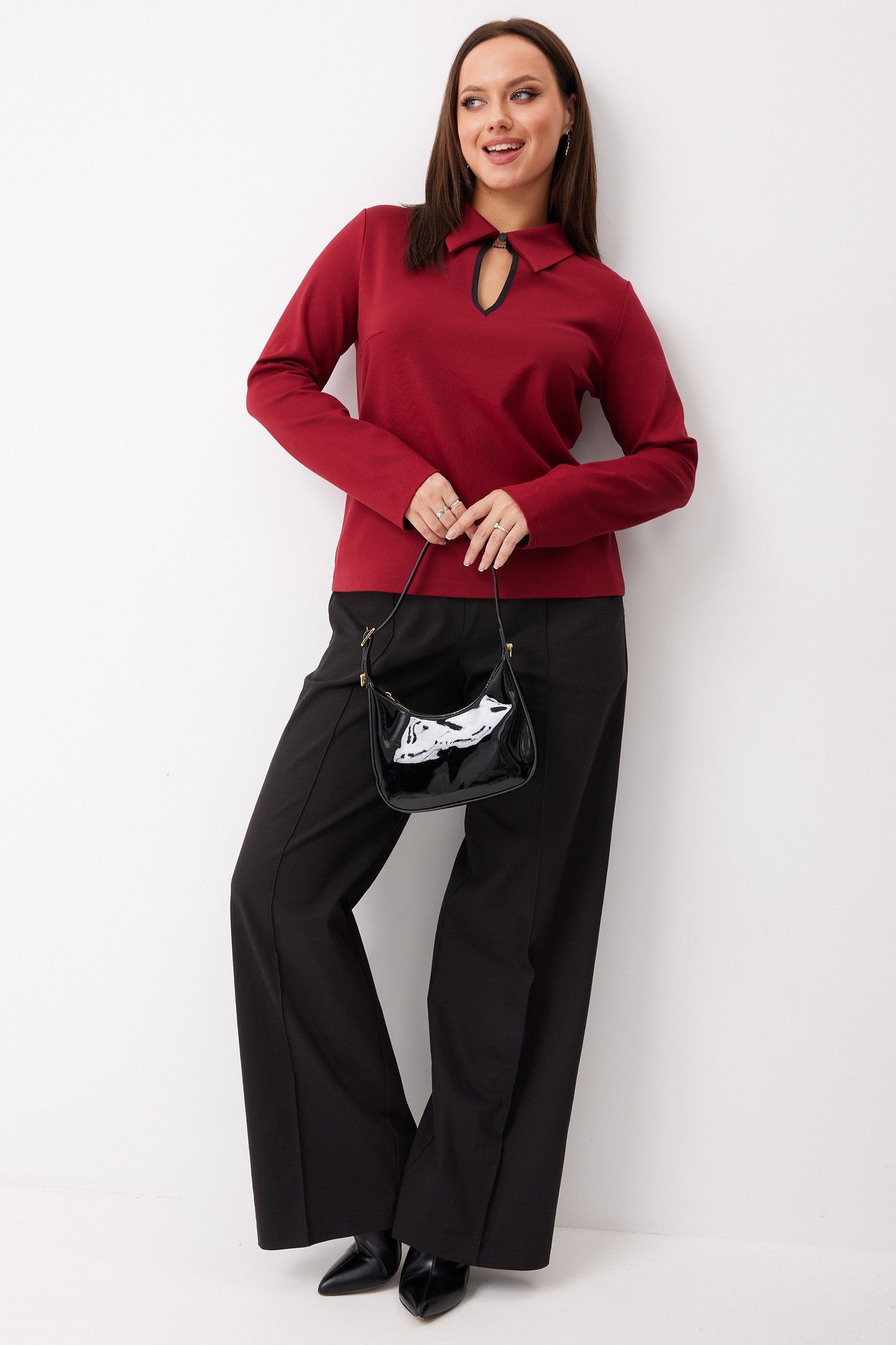 Джемперы BegiModa 4147 бордо