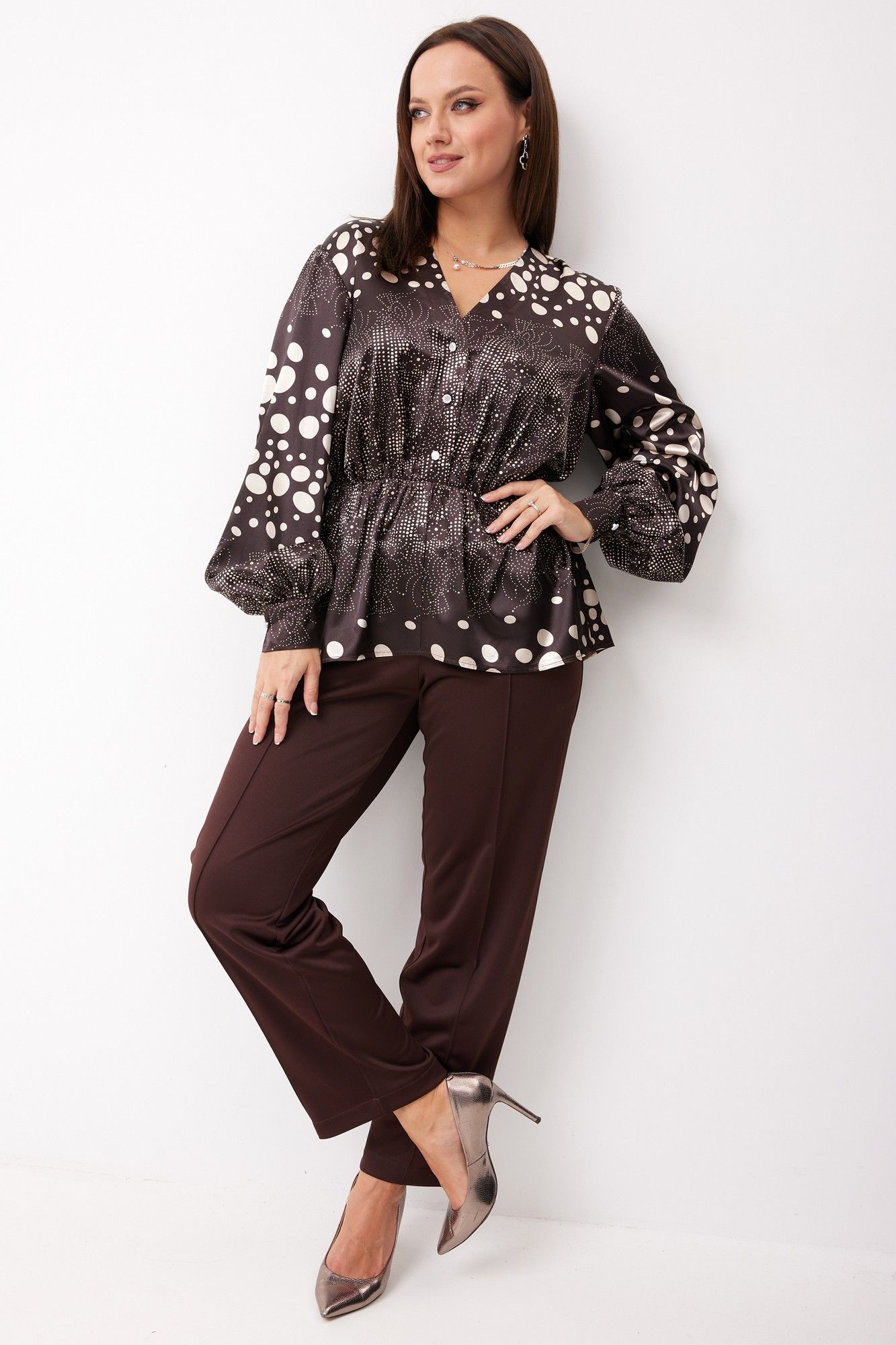 Брюки BegiModa 6076 мокко