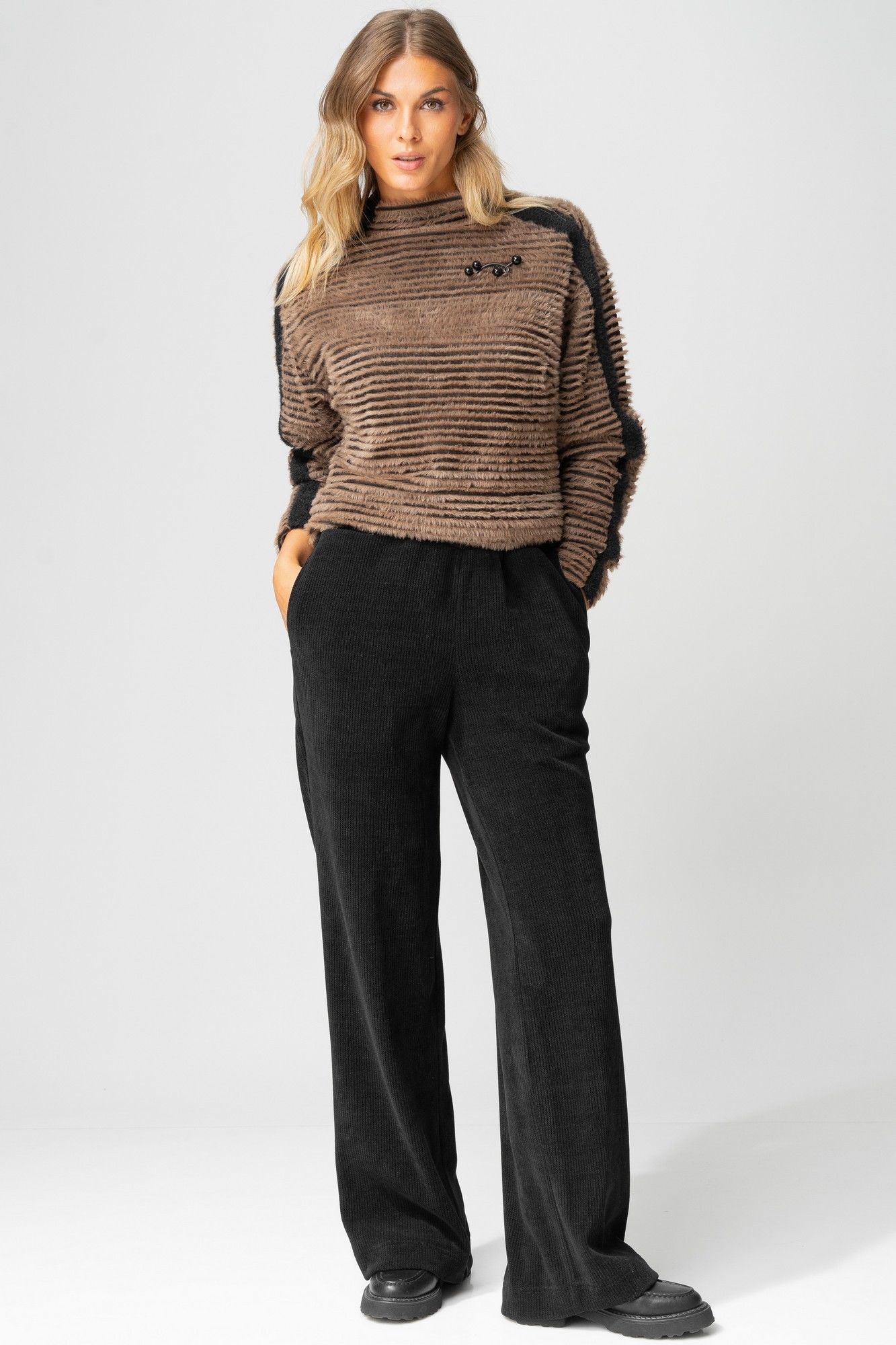 Брюки Laikony L-693-2 черный