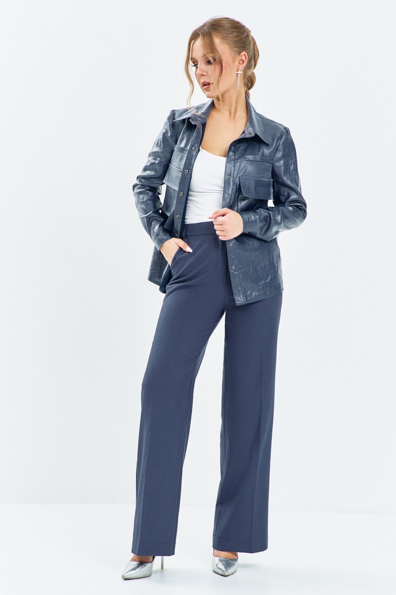 Комплекты брючные Euromoda 653 синий