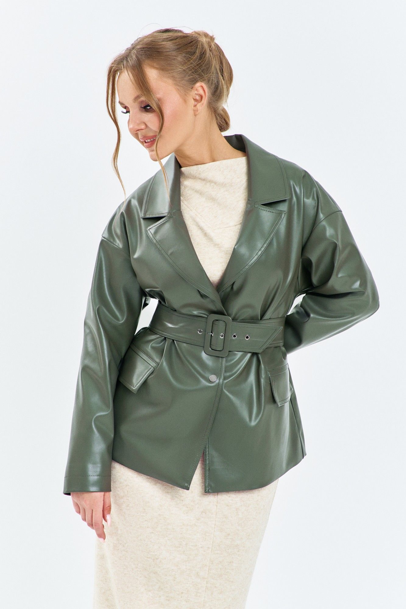 Жакеты Euromoda 655 хаки