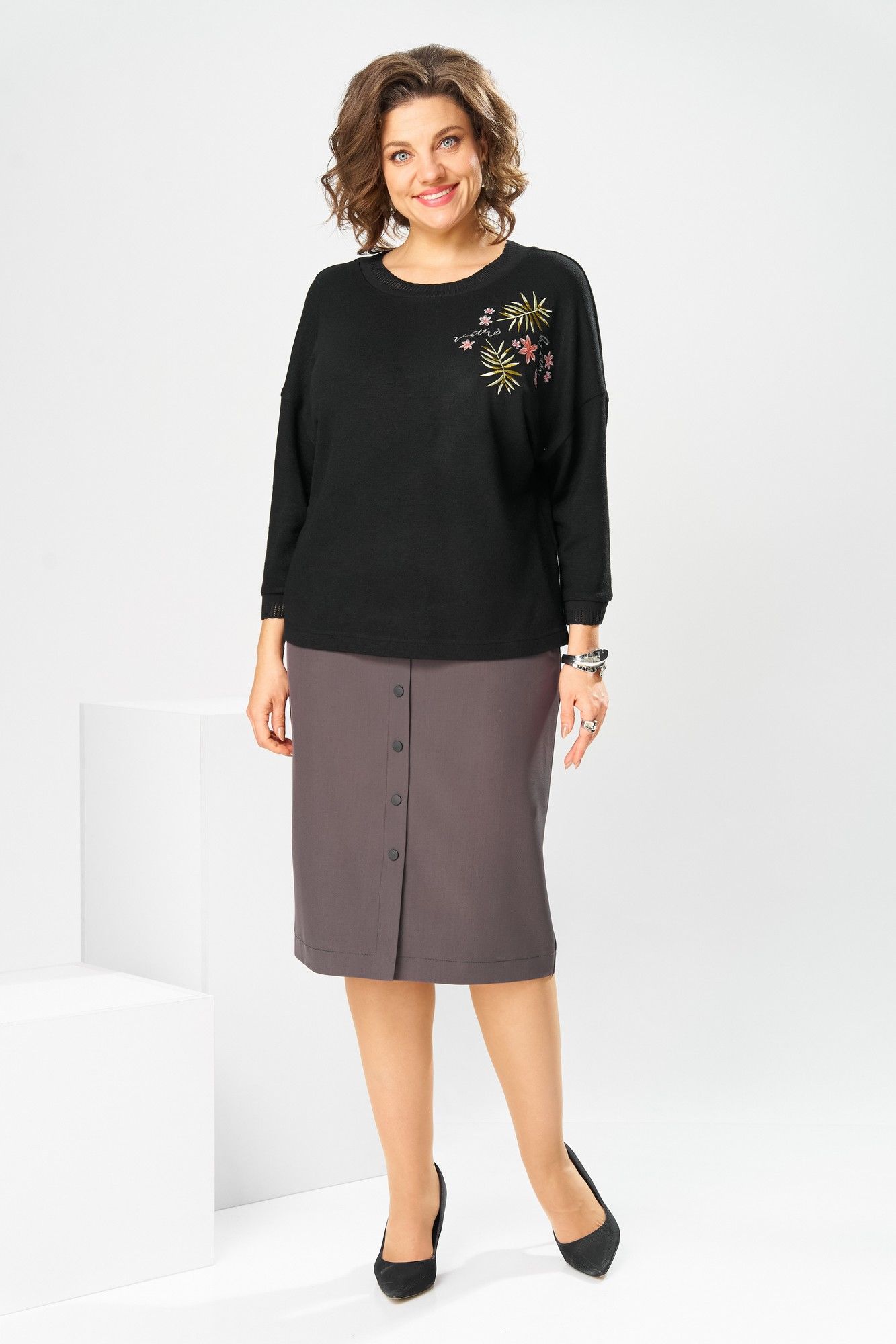 Комплекты юбочные Romanovich Style 2-2045 графит