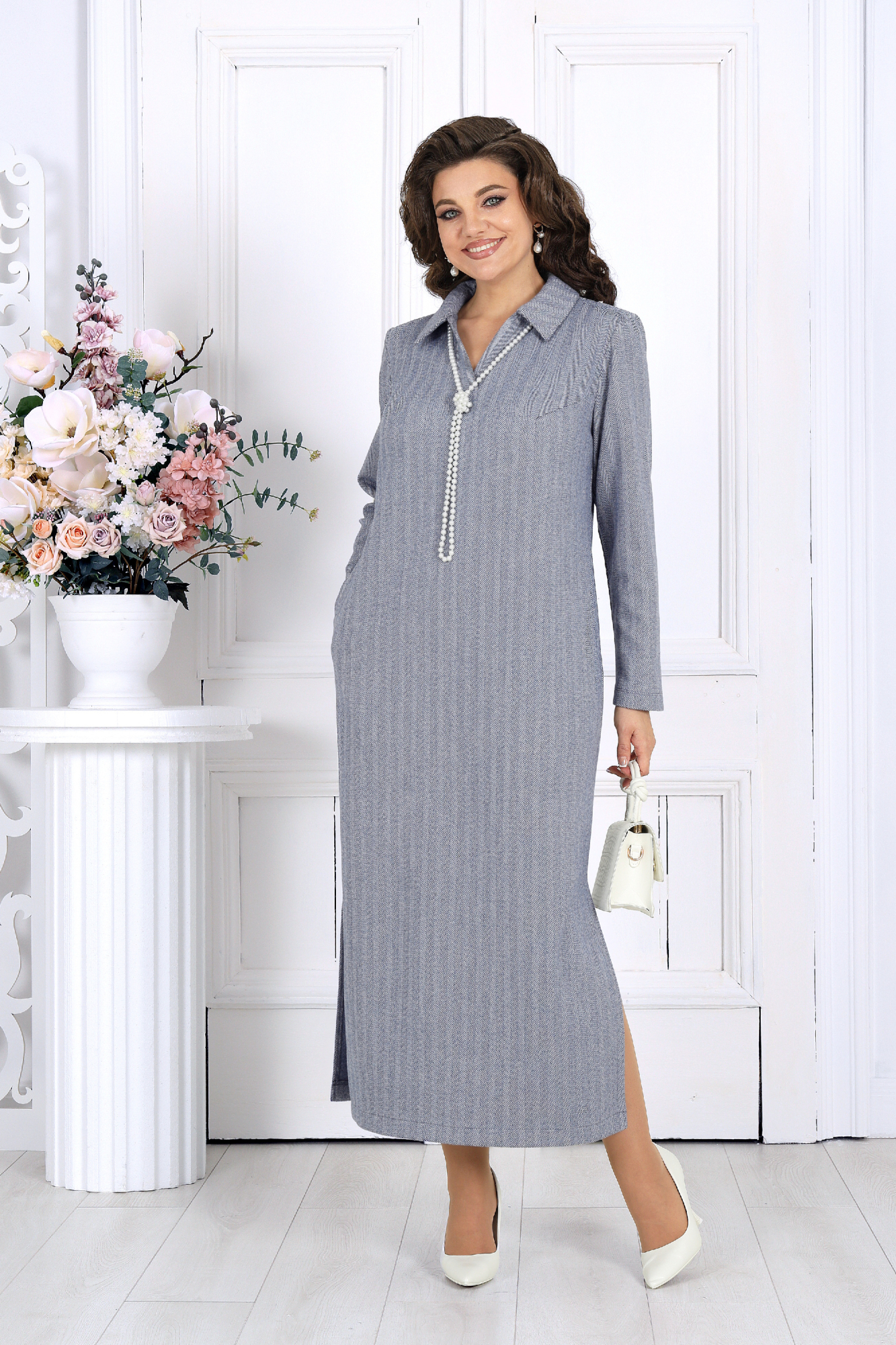 Платья Ninele 6009 голубой