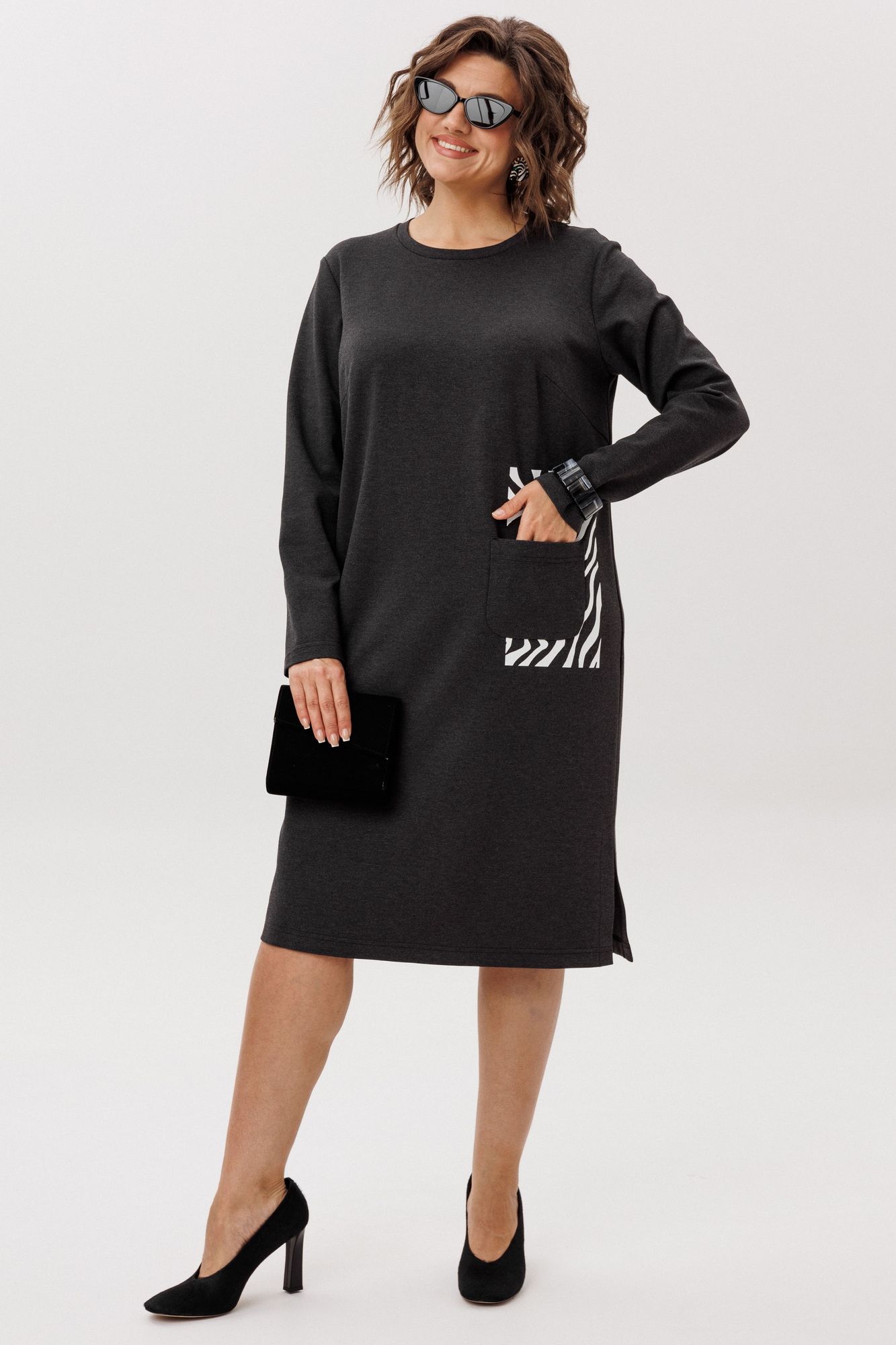 Платья Anelli 1427.1 гравити_зебра