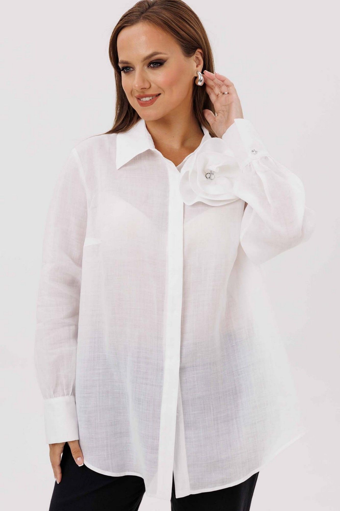 Блузы Mislana 1241 белый