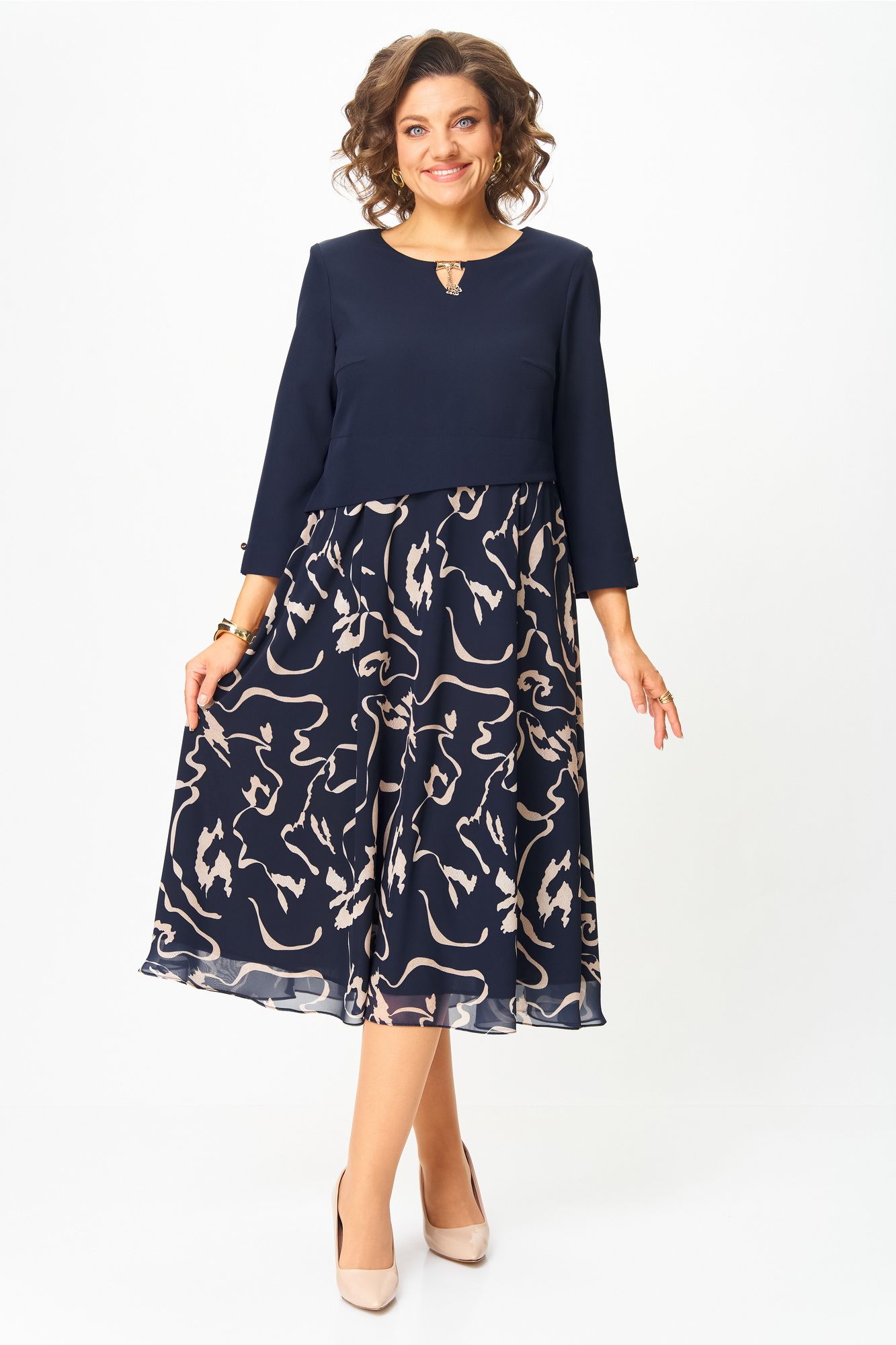 Платья Bonna Image 954-1/2 синий