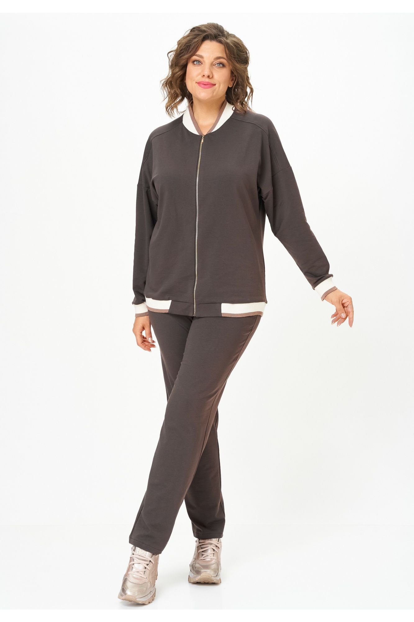 Комплекты брючные STEFANY 2066-2 горький-шоколад