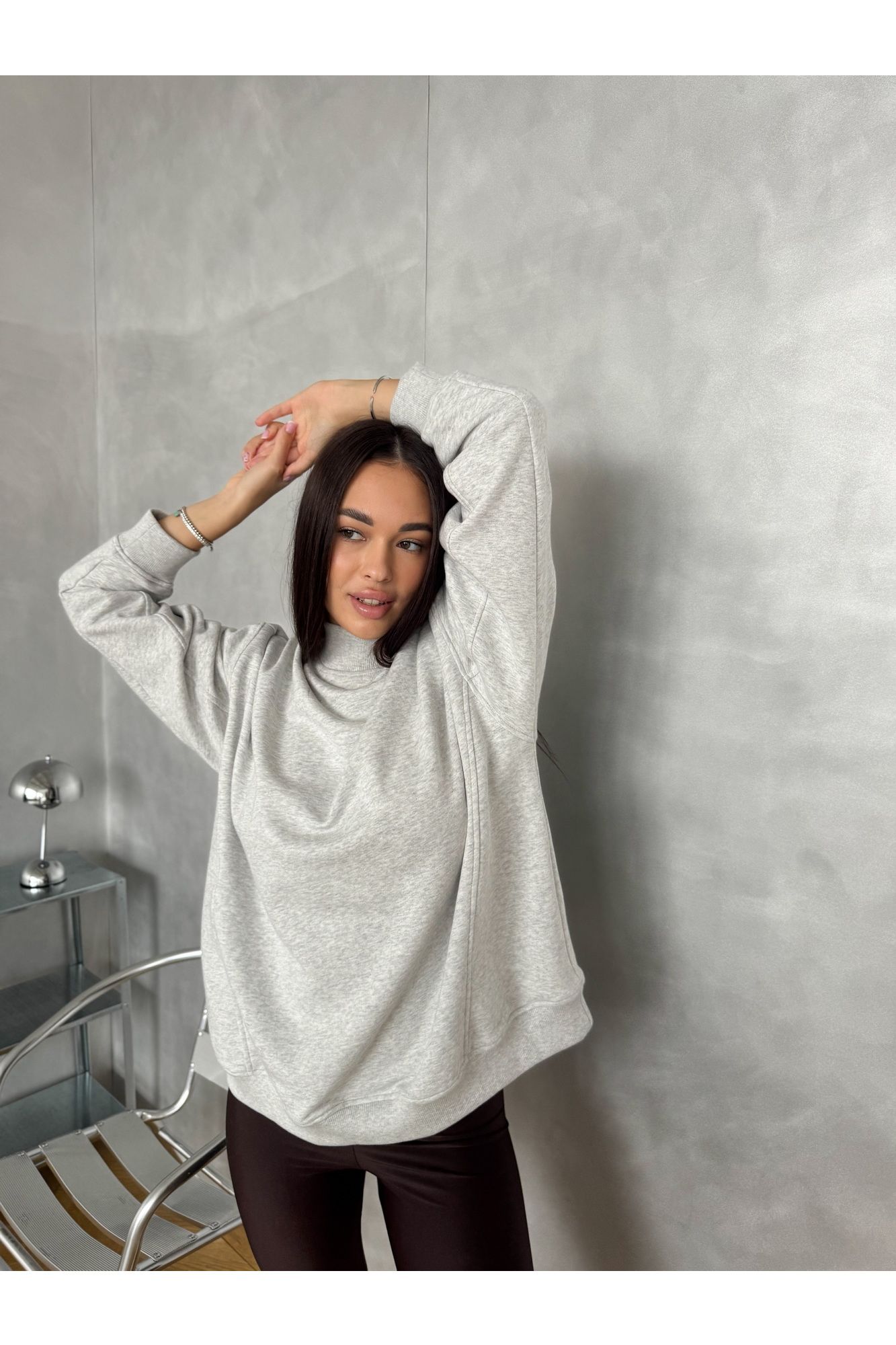 Джемперы THE.WOMAN 0378 серый