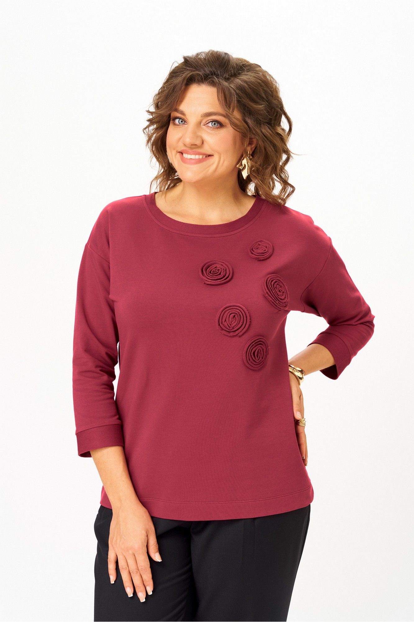 Джемперы Rumoda 2268 бордовый