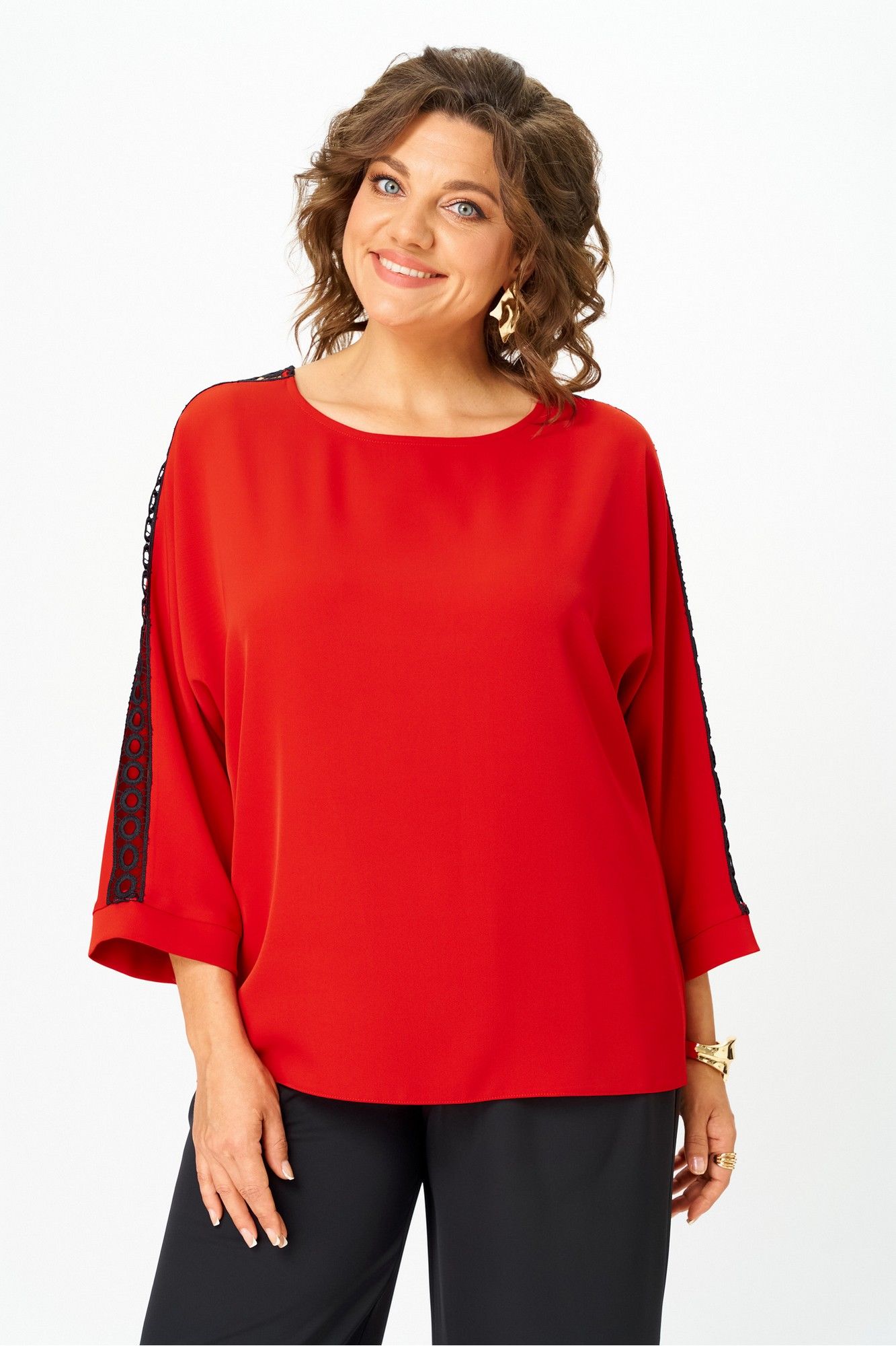 Блузы Rumoda 2274_дл. красный