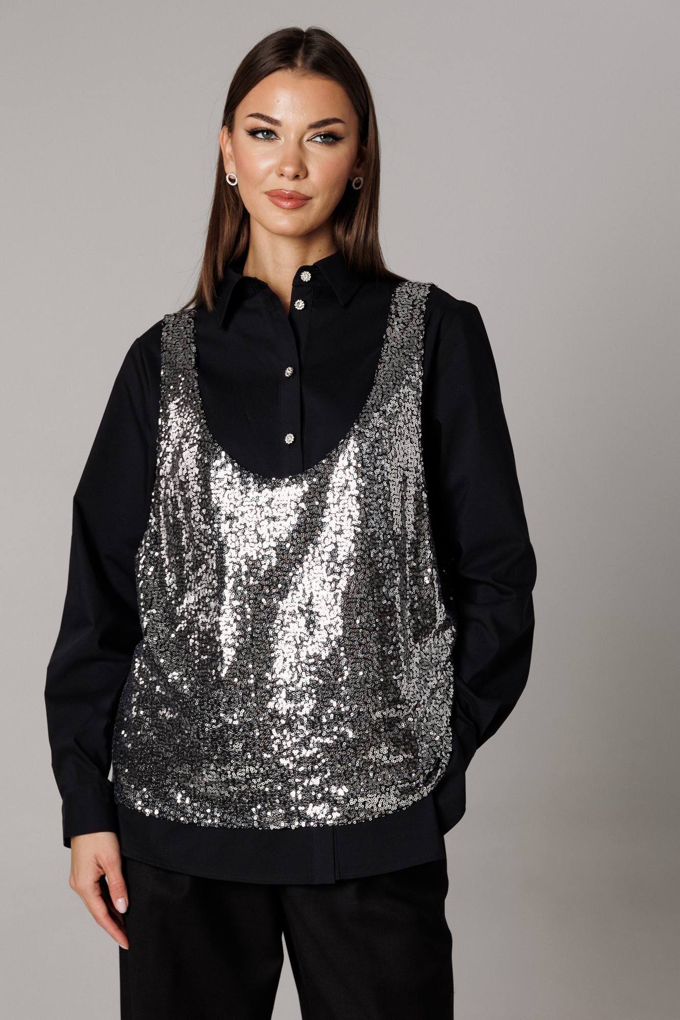 Комплекты с блузой Ларс Стиль 1168 черный