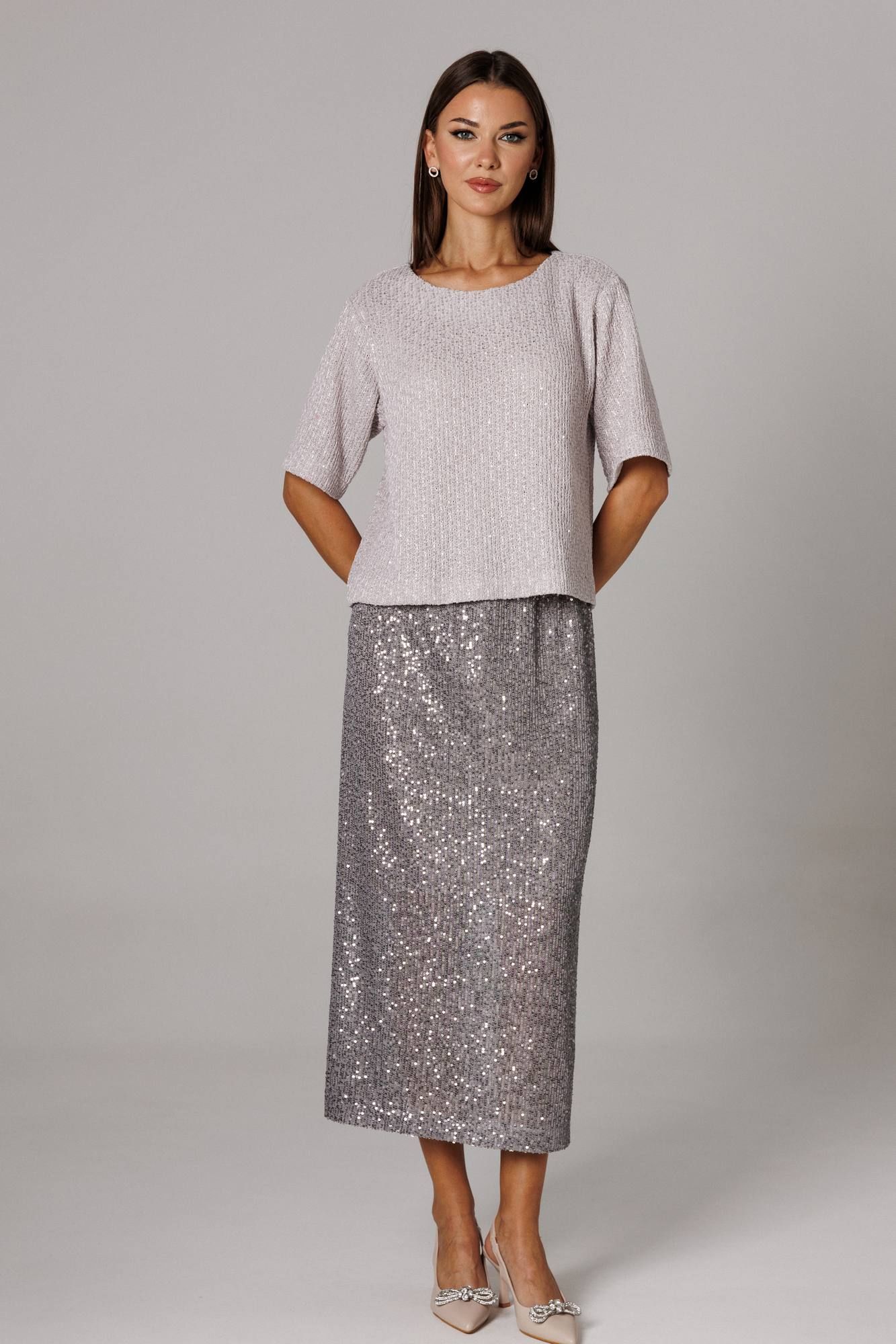 Комплекты юбочные Ларс Стиль 1153 серый