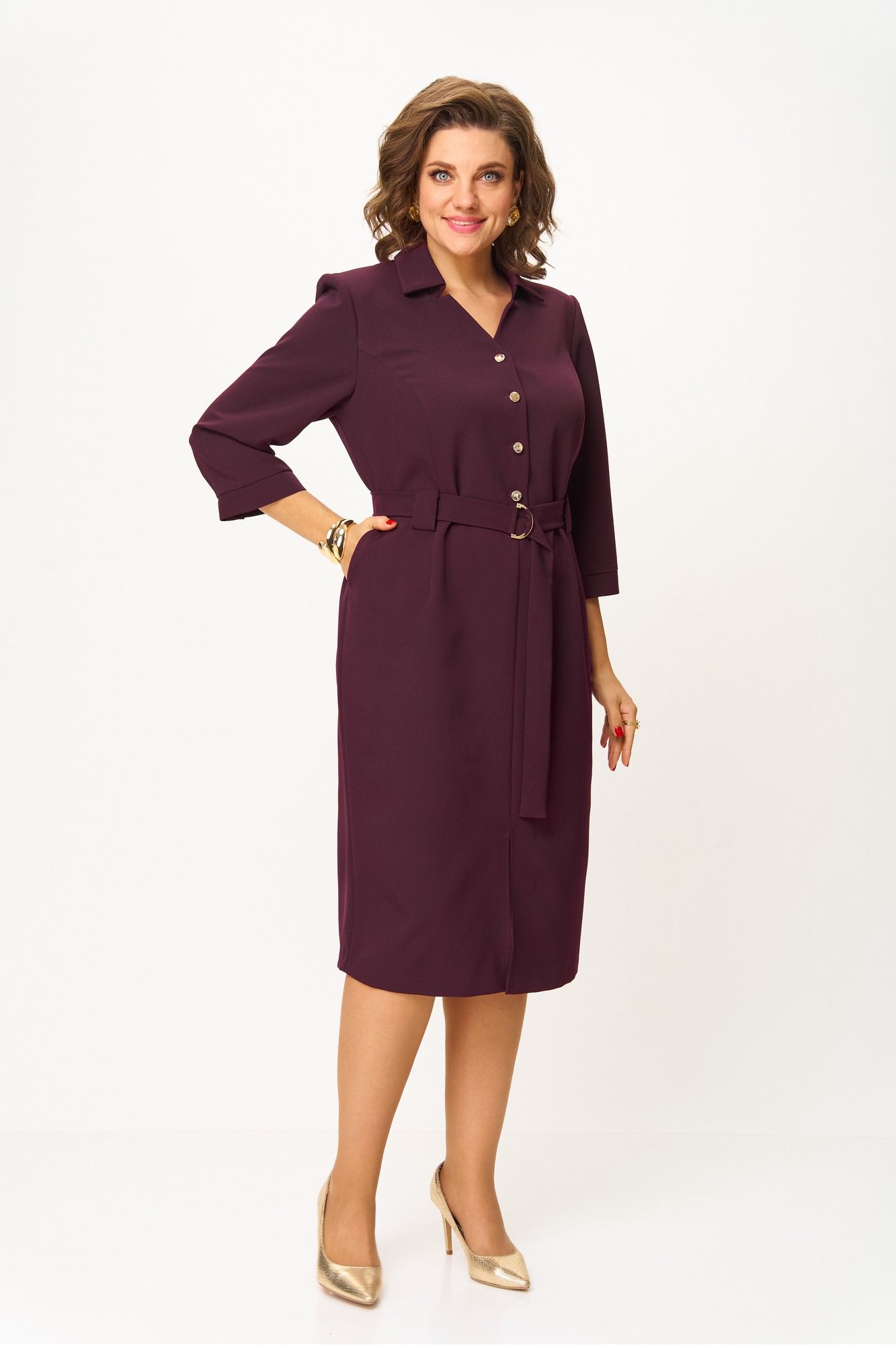 Платья БАГРЯНИЦА 5100 марсала