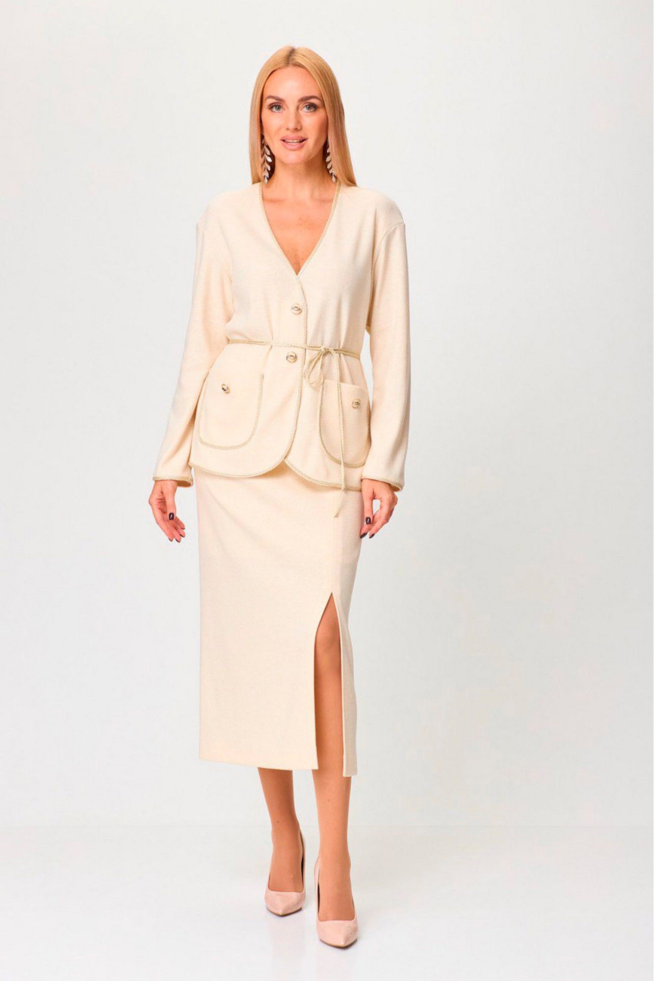 Юбочные костюмы Gamma Gracia 792 кремовый