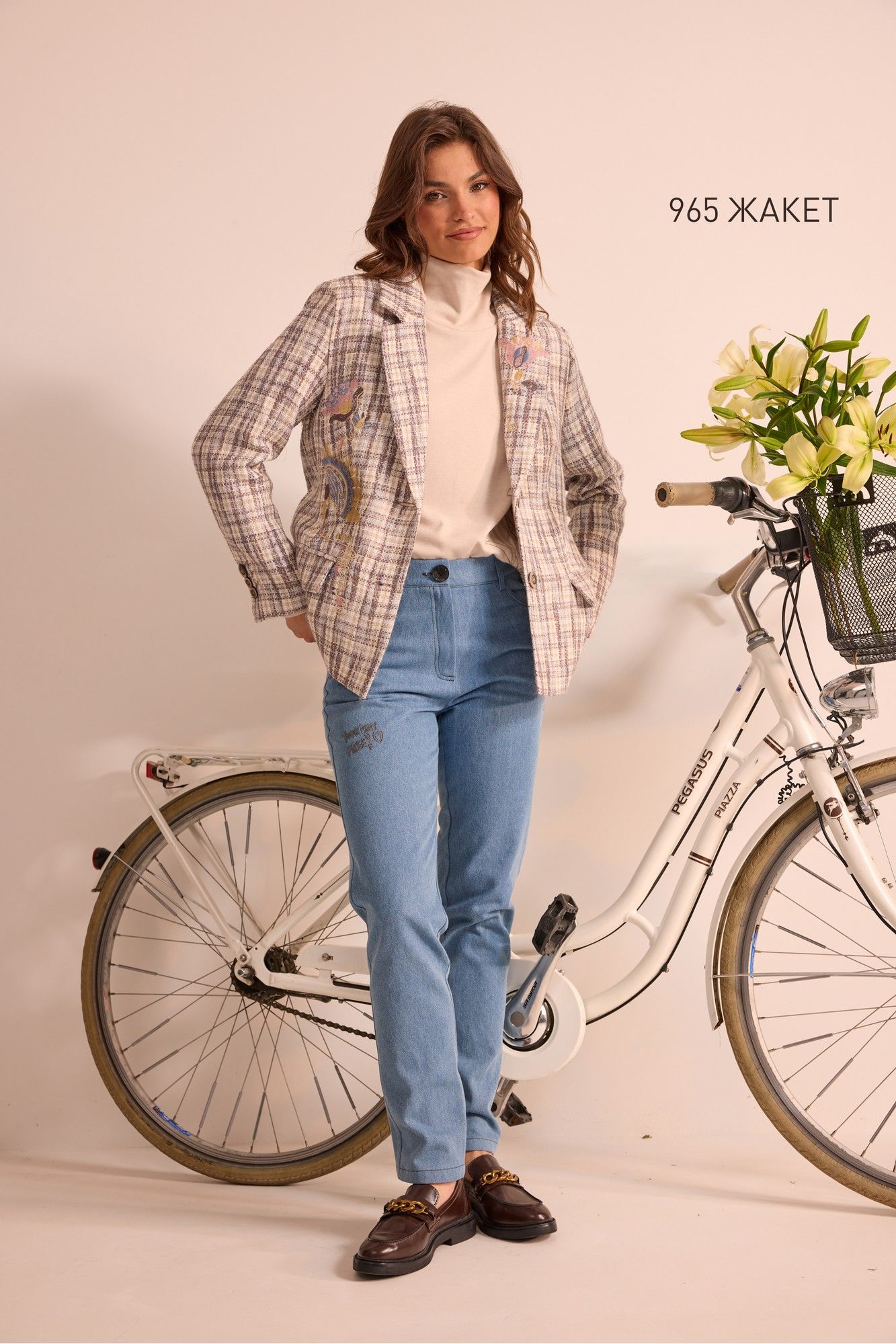 Жакеты NiV NiV fashion 965 меланжевый