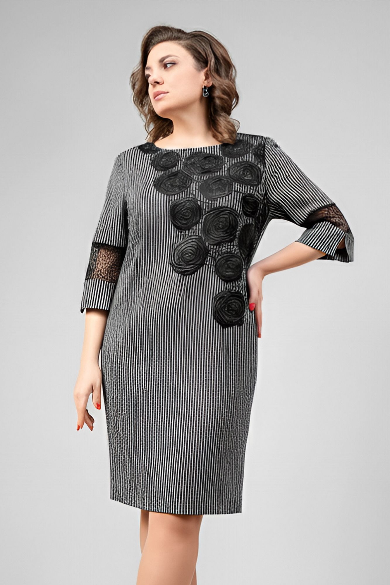 Платья Erika Laurent 1282-3 серый