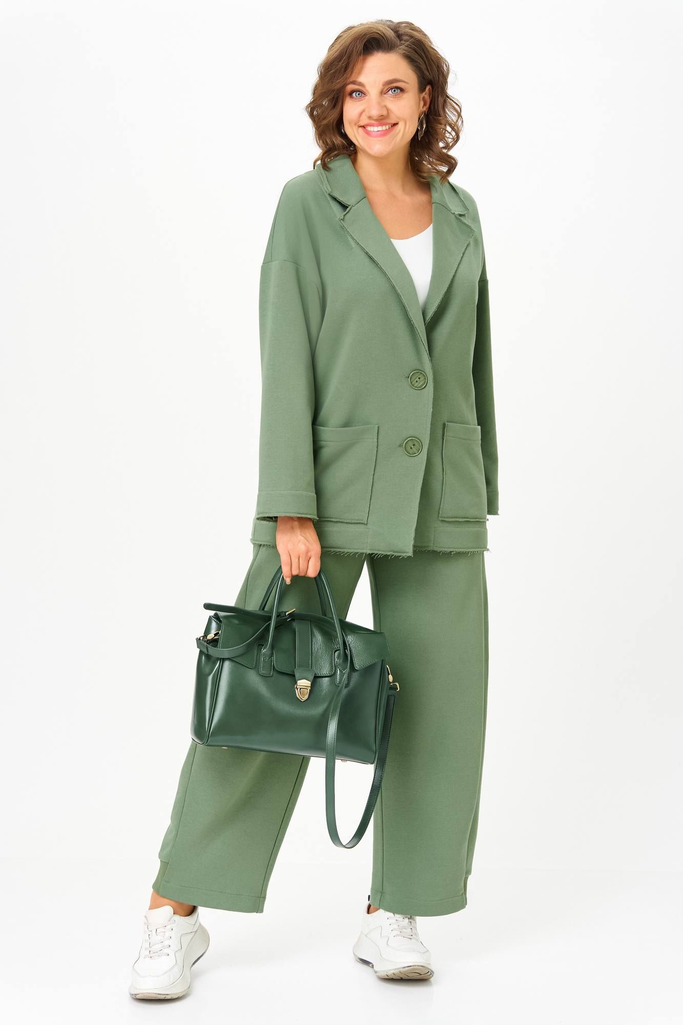 Брючные костюмы Anastasia 1299 олива