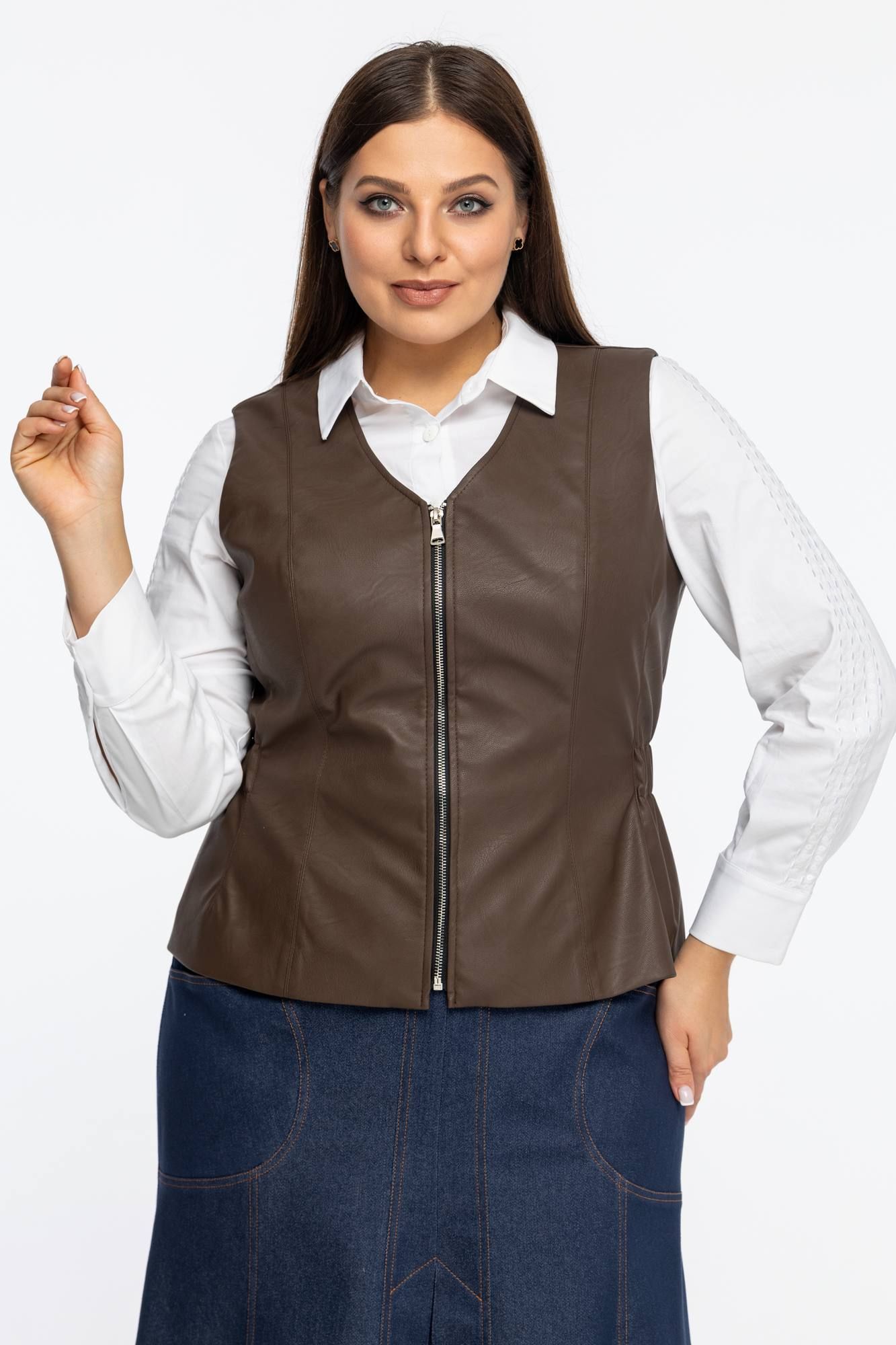 Жилеты Avila 0953 коричневый