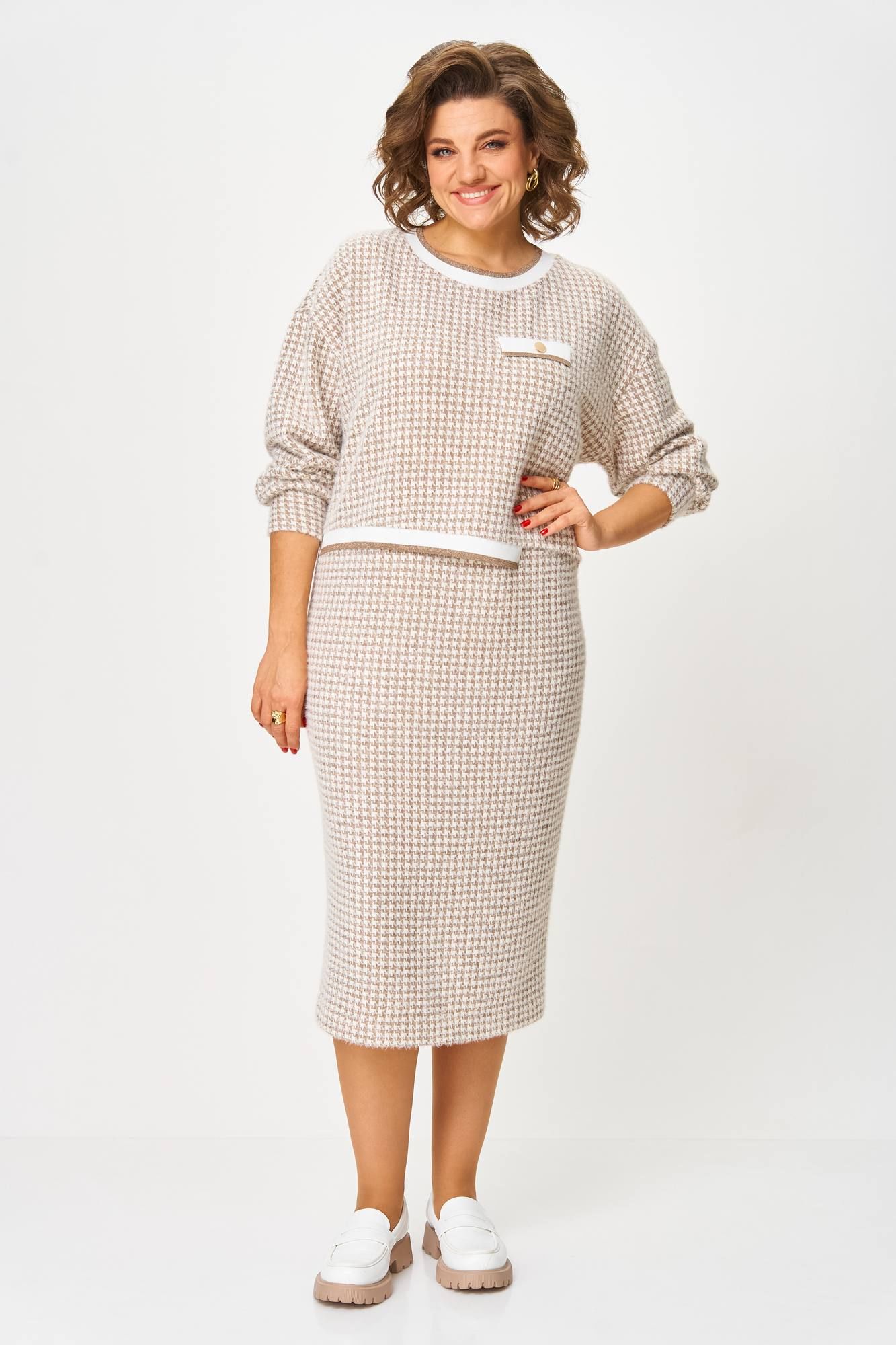 Платья Karina deLux M-1400 бежевый