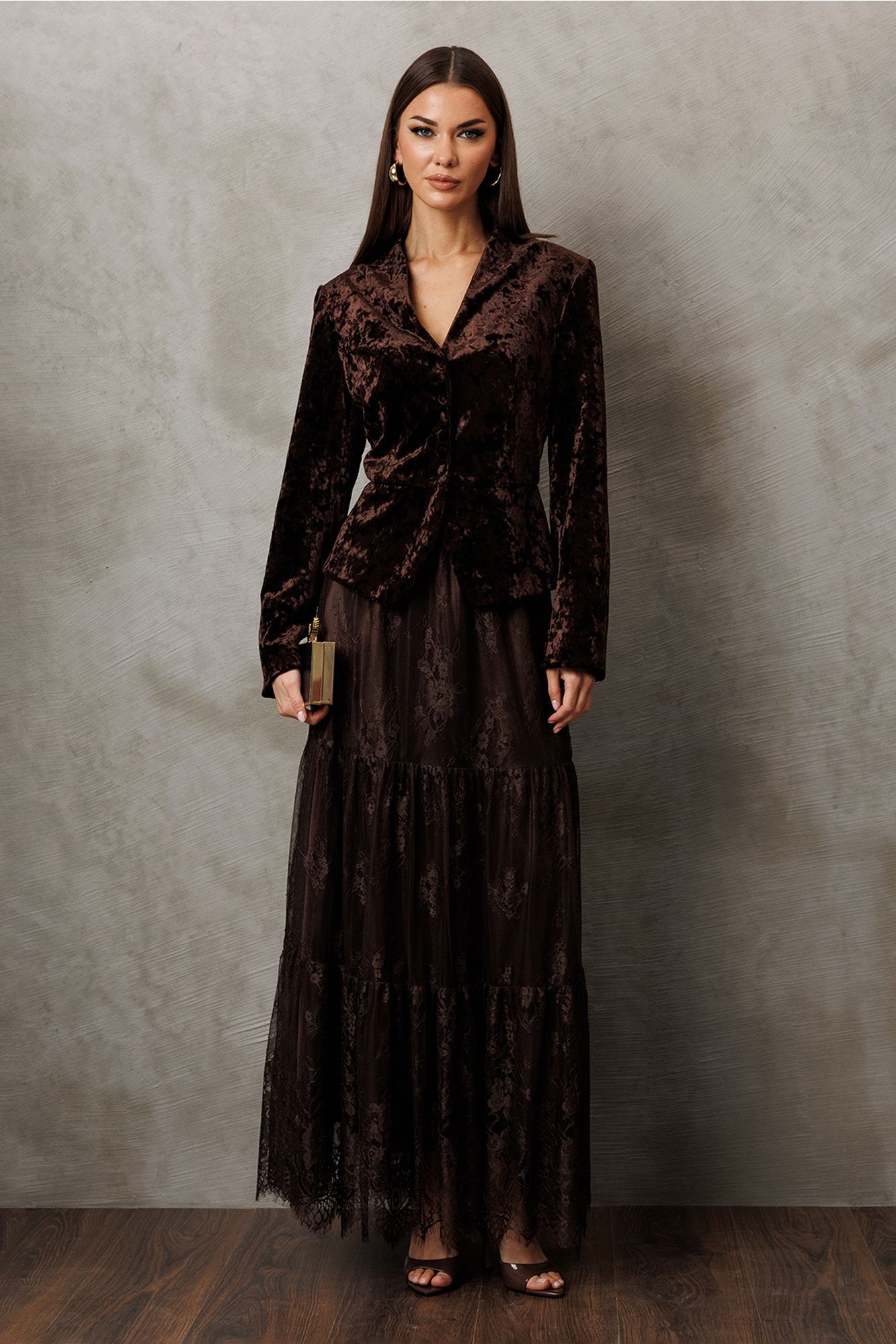 Юбки Butеr 3233 коричневый