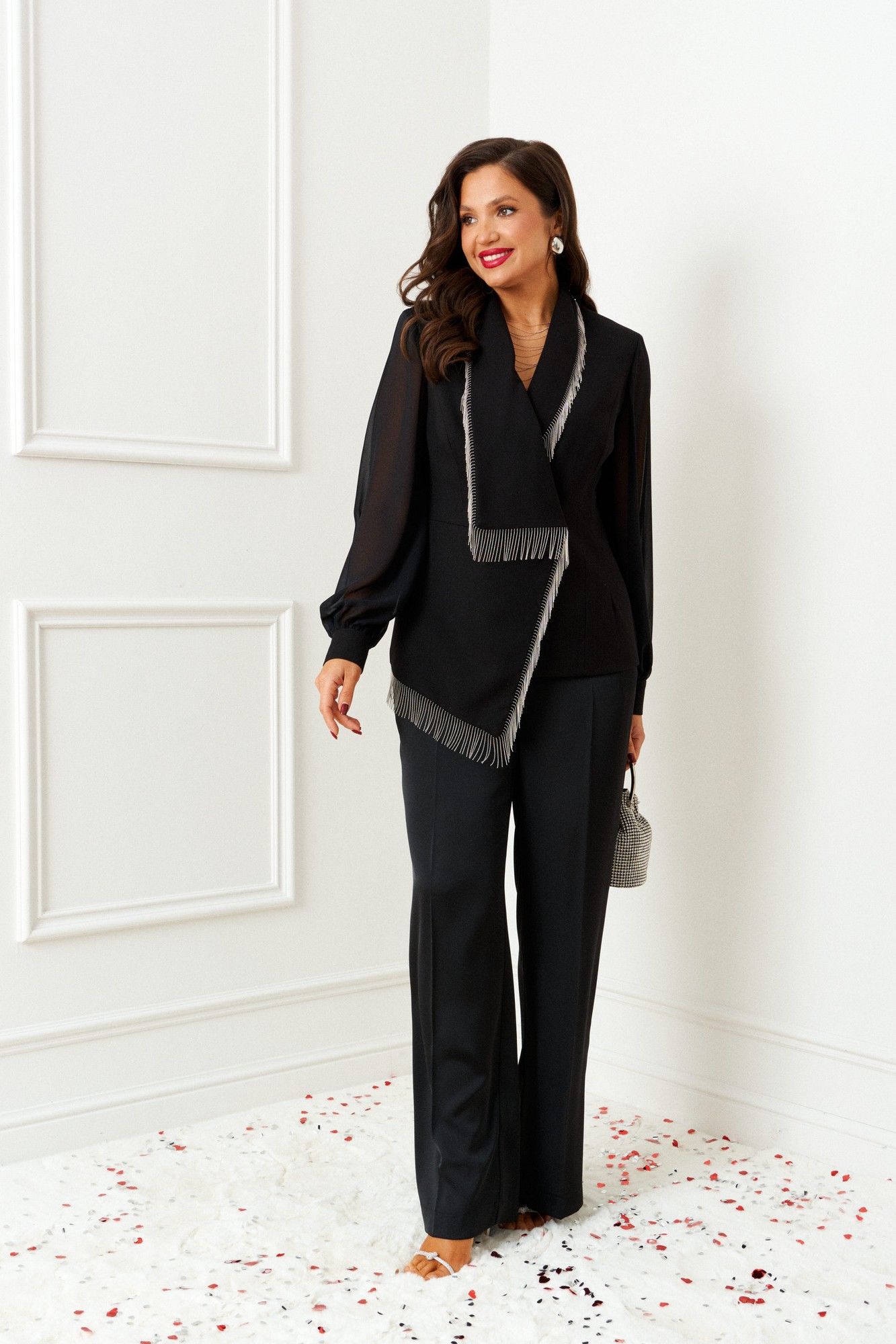 Брючные костюмы Beautiful&Free 6404 черный