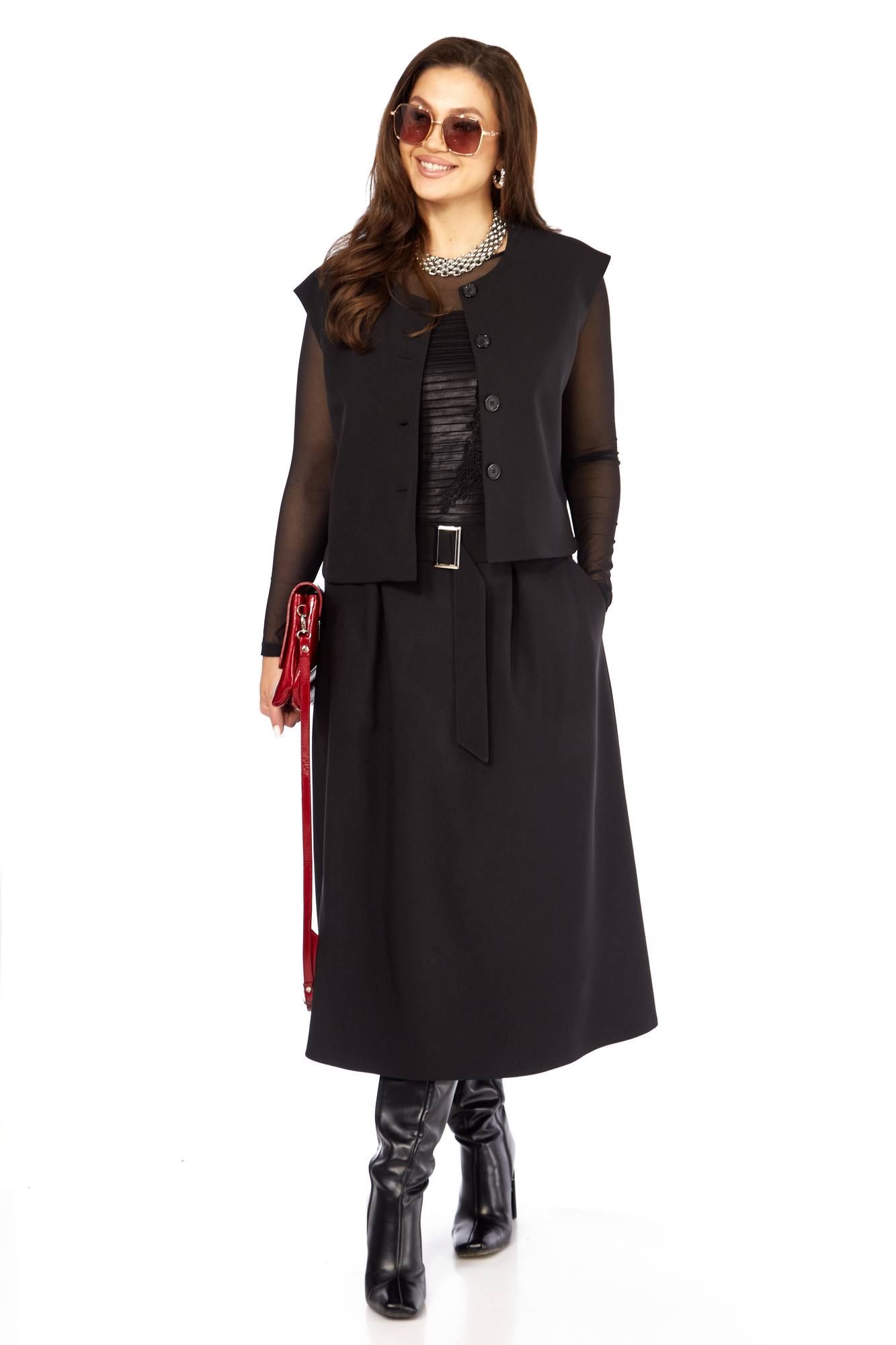 Комплекты юбочные Taita plus 2534 черный