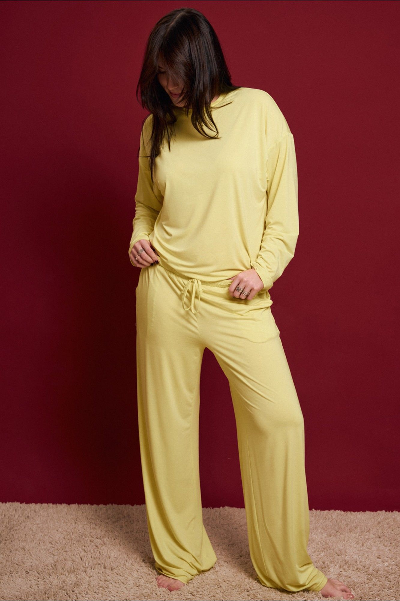 Брюки JRSy 2644 лимонный