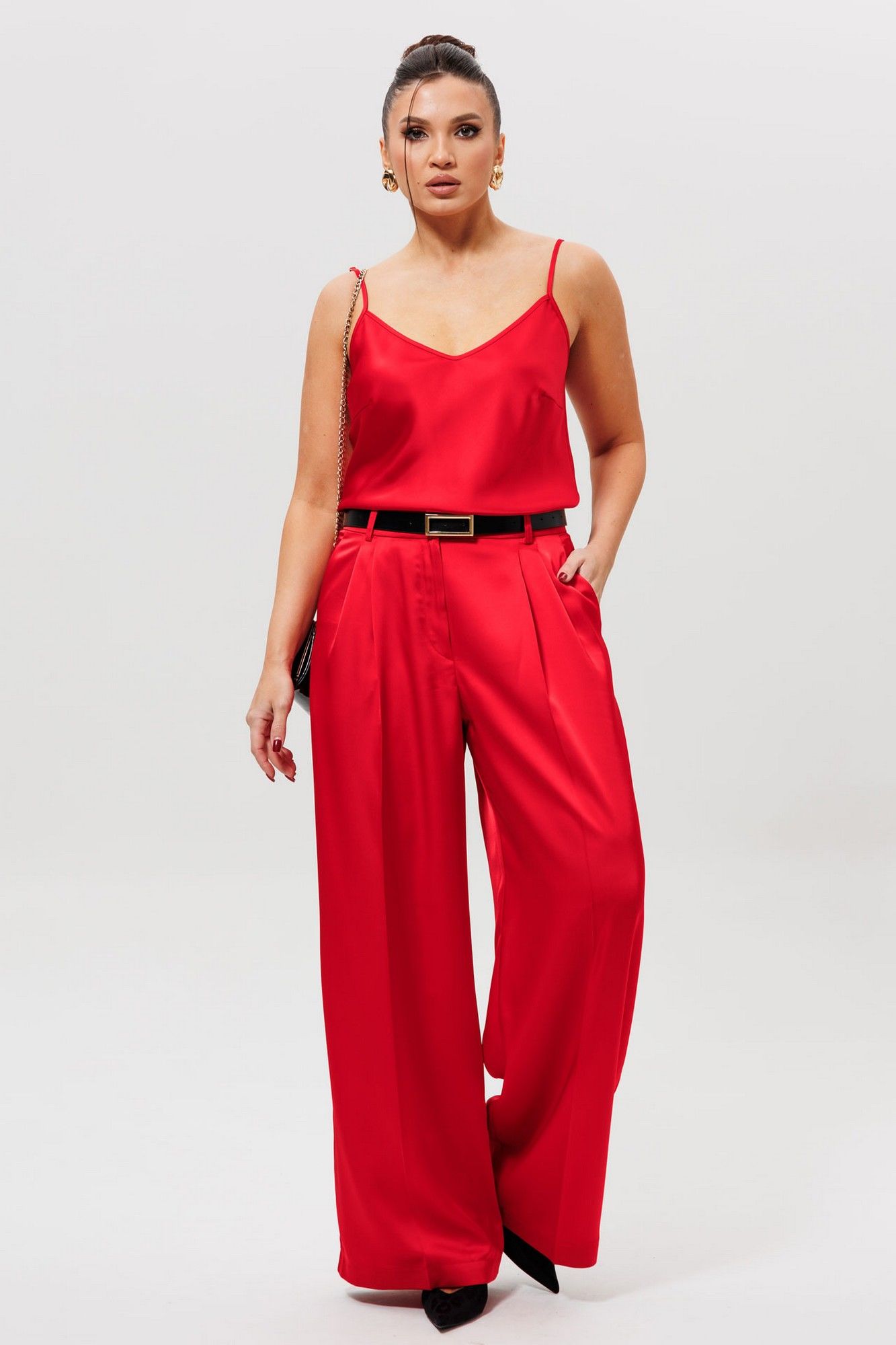 Брюки Mislana 1283 красный