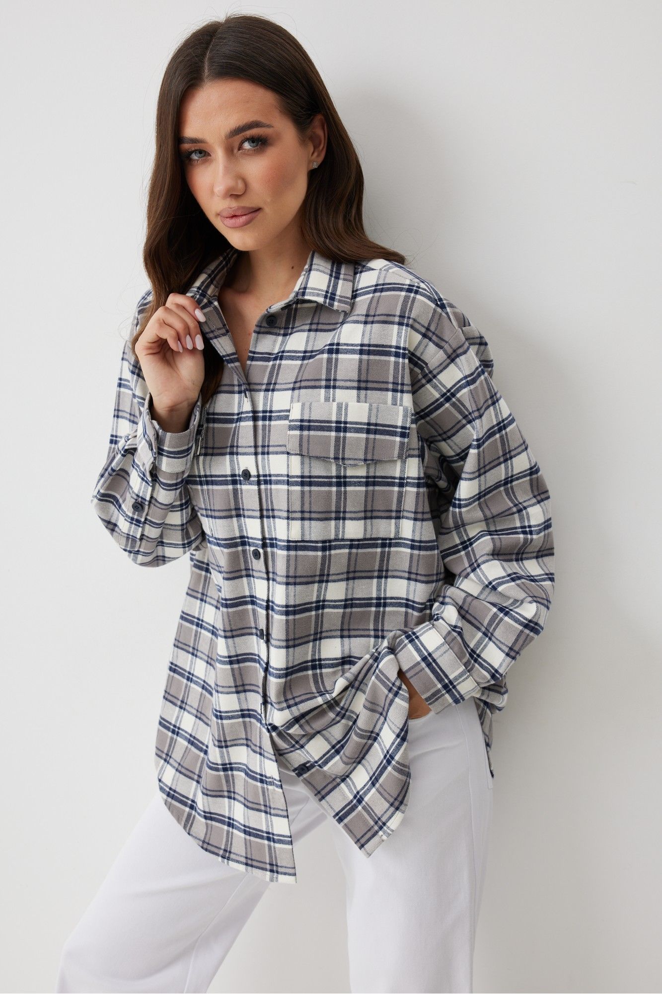 Рубашки T.N.D М164 клетка