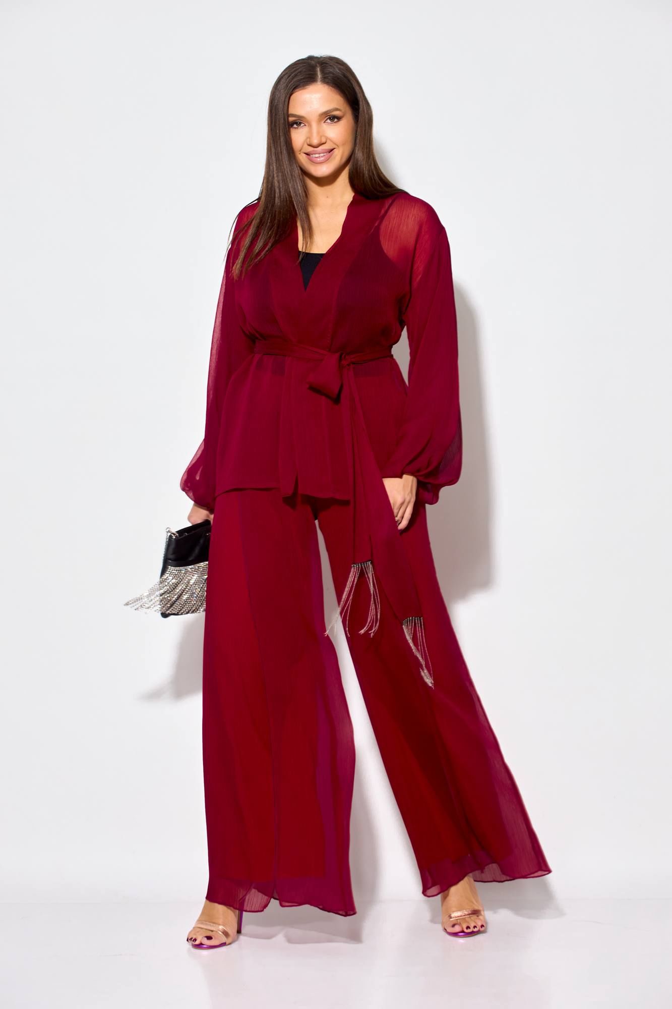 Комплекты брючные Anastasia 1063.1 бордовый