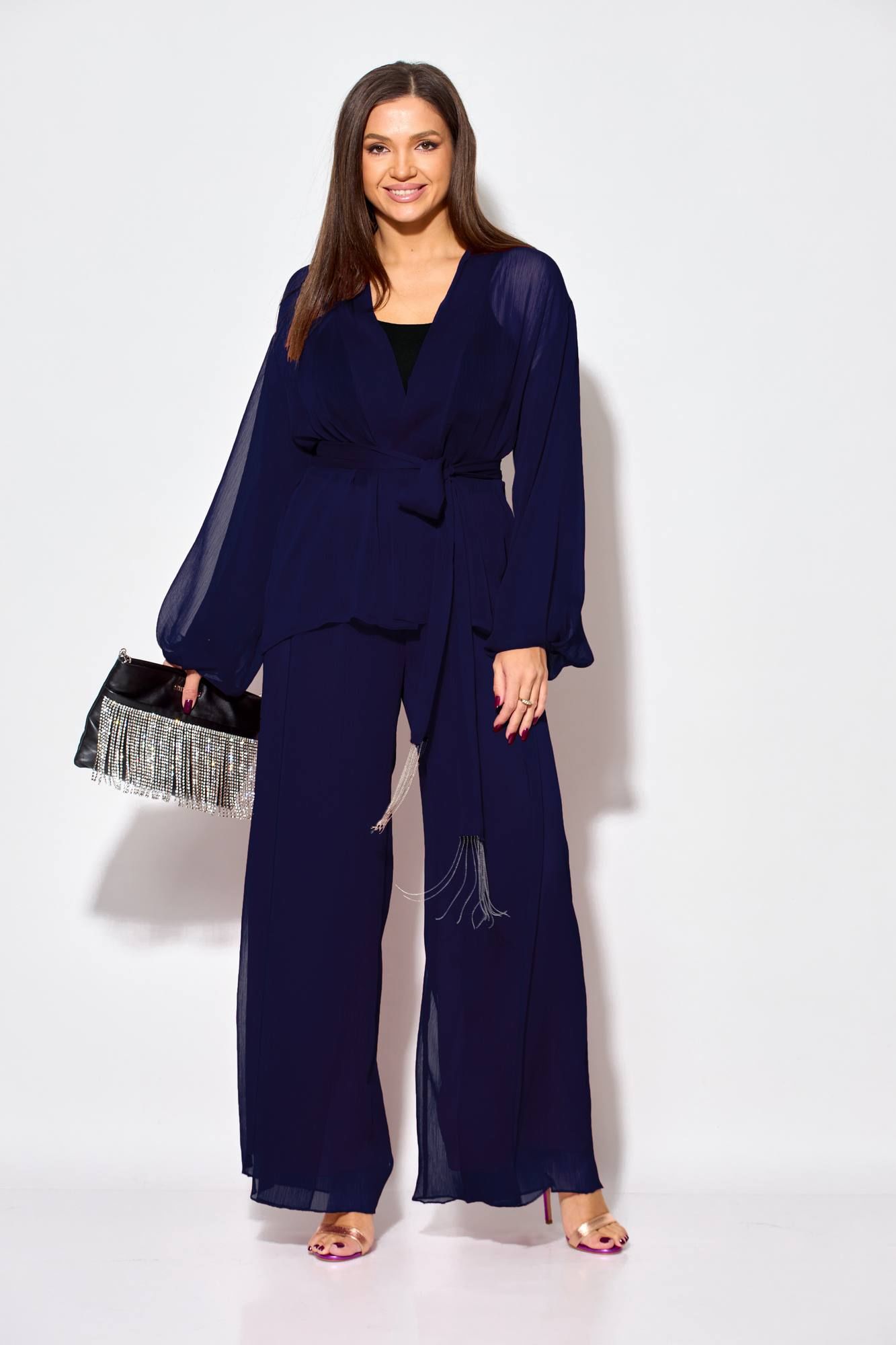 Комплекты брючные Anastasia 1063.1 темно-синий