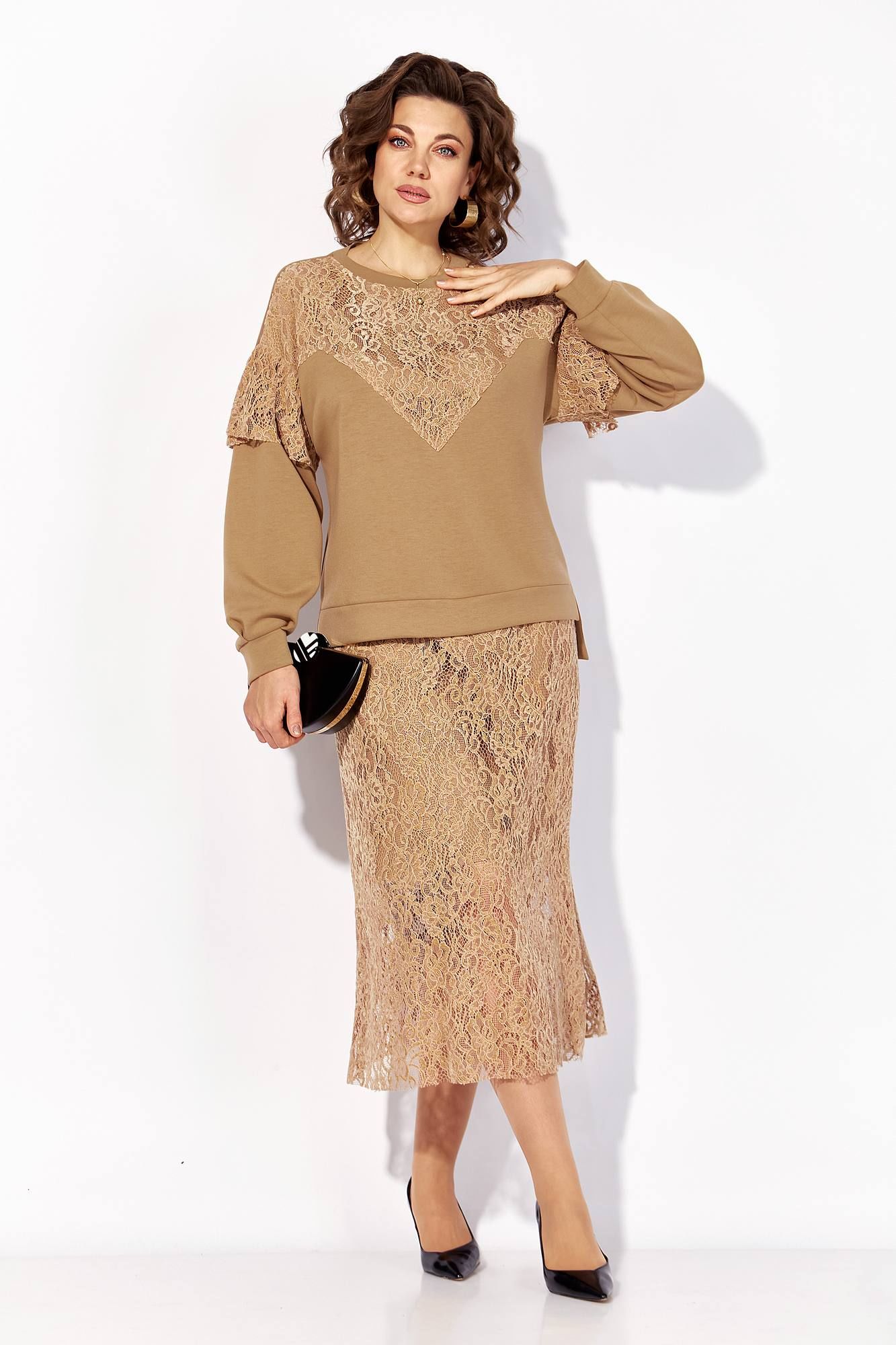 Комплекты юбочные Liliana 1499 бежевый