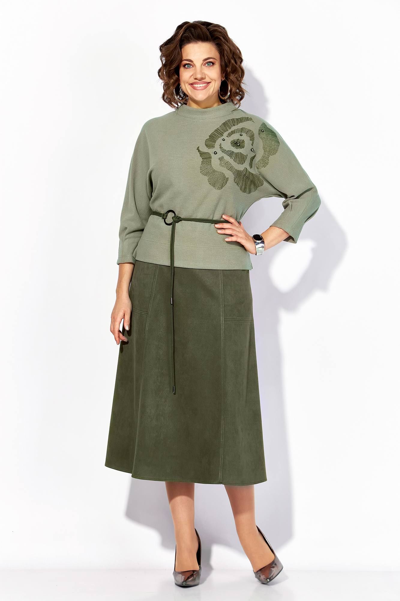 Комплекты юбочные Liliana 1500 олива