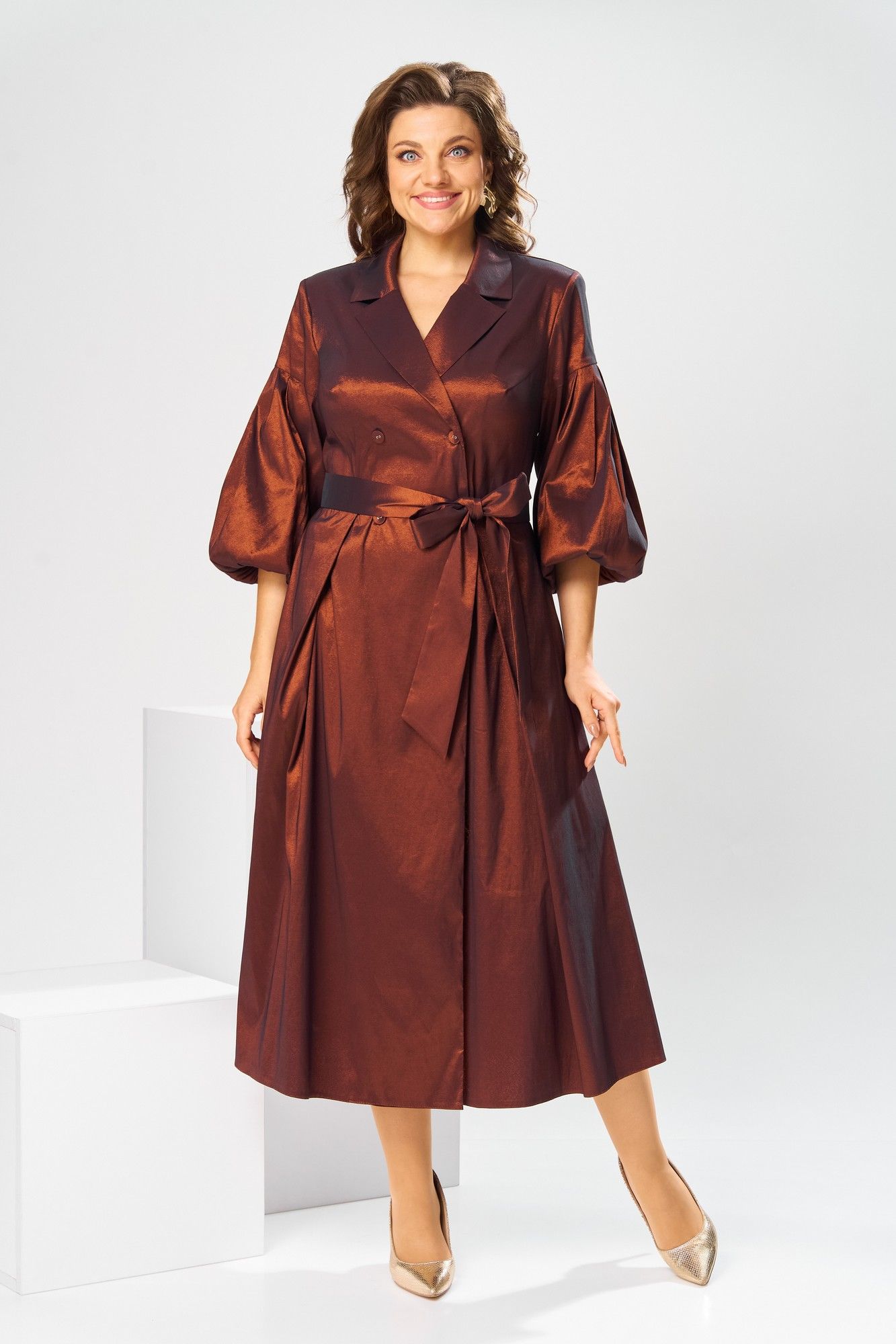 Платья Romanovich Style 1-2837 медный