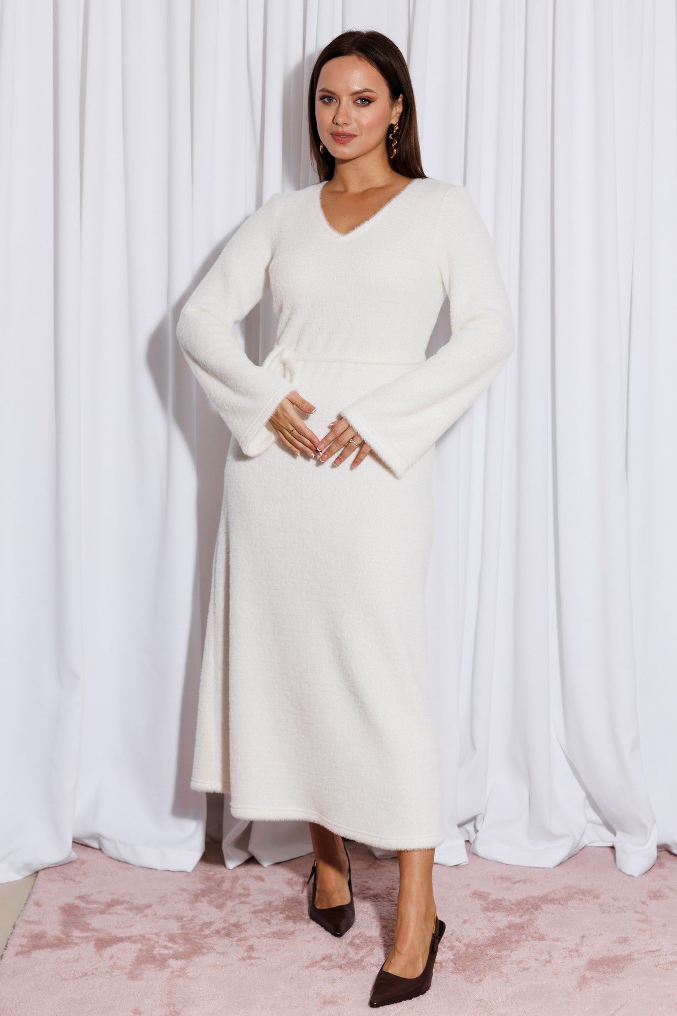 Платья Marshop М217 молоко