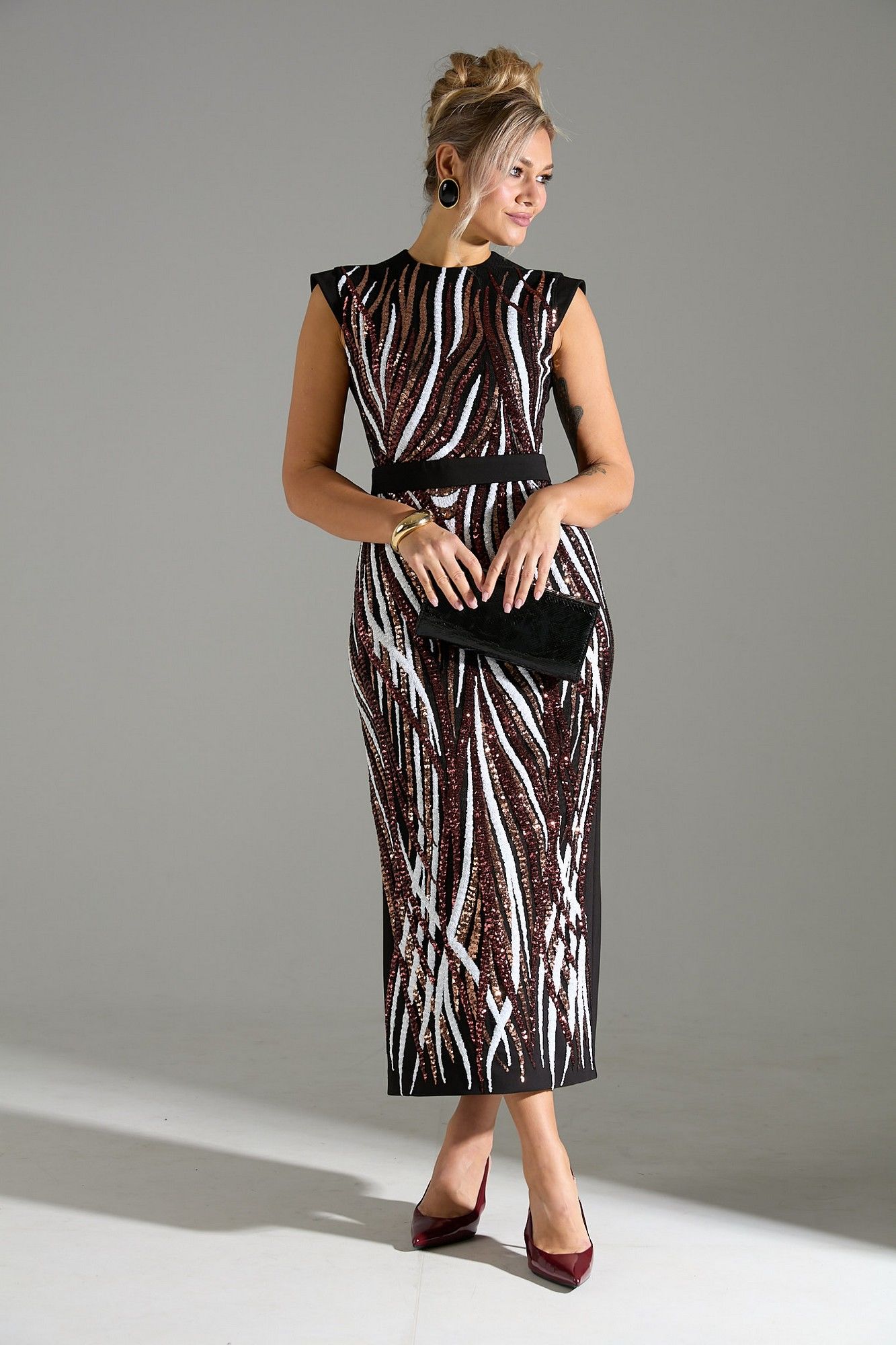 Платья LM М46 красное-белое