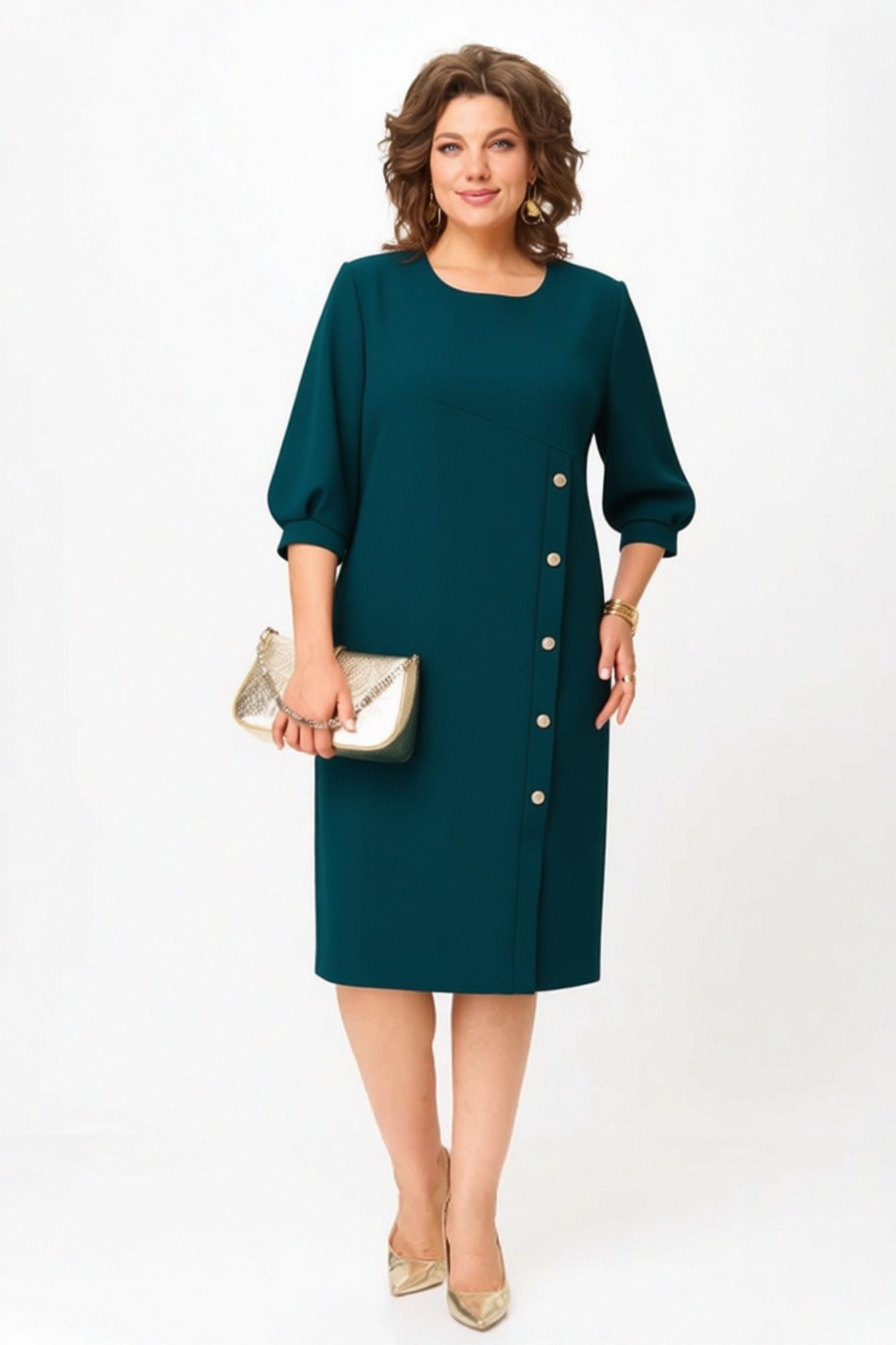 Платья БАГРЯНИЦА 3170 бирюза