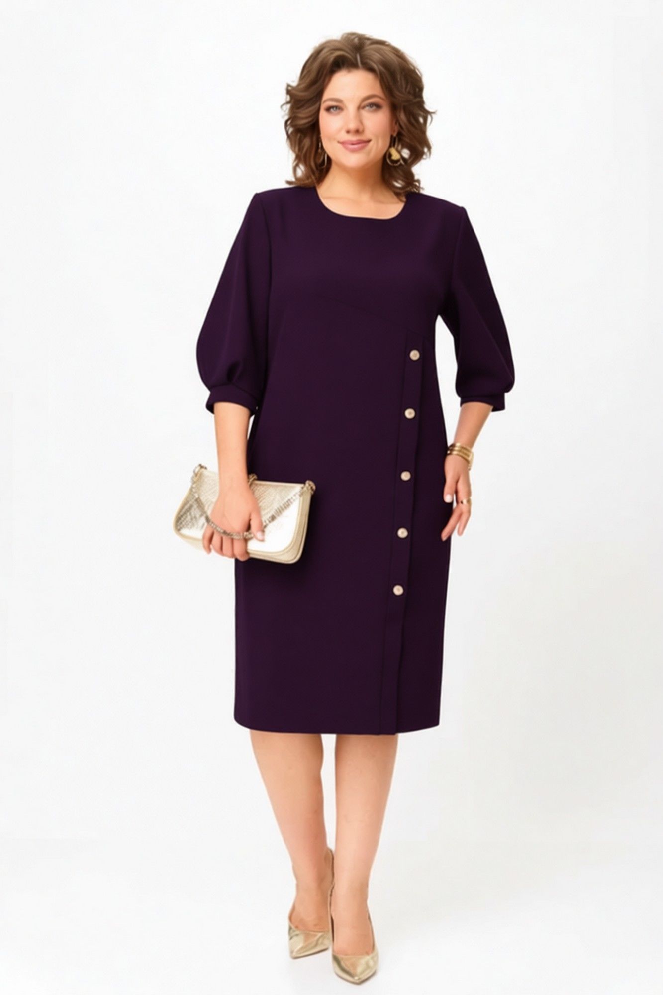 Платья БАГРЯНИЦА 3170 фиолетовый