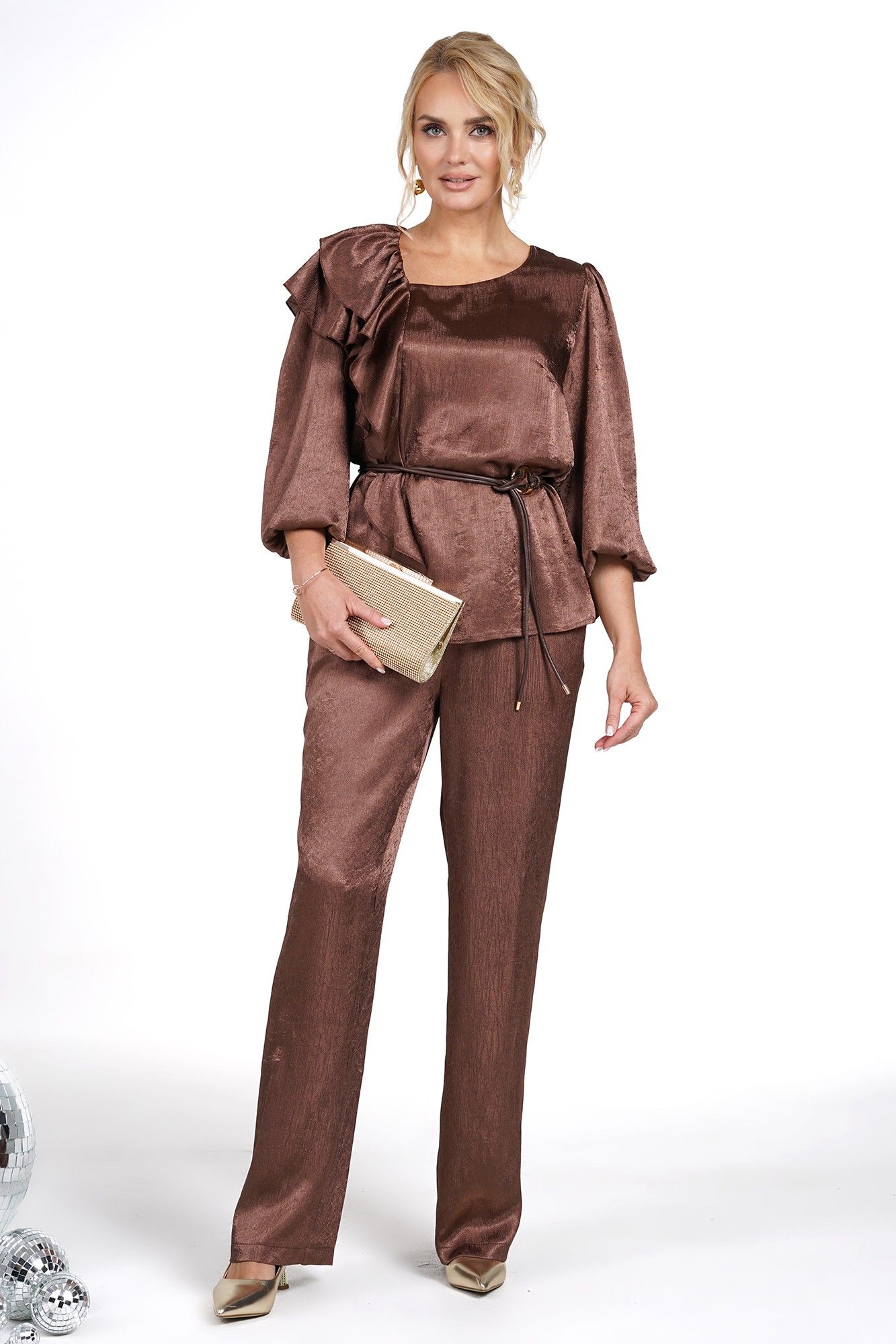 Комплекты брючные Alani Collection 2479 капучино