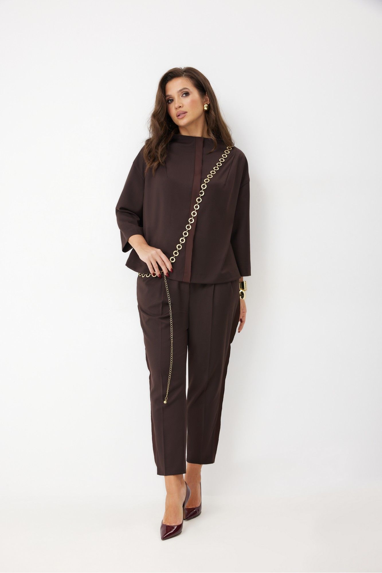 Комплекты брючные ElPaiz 1317 темно-коричневый