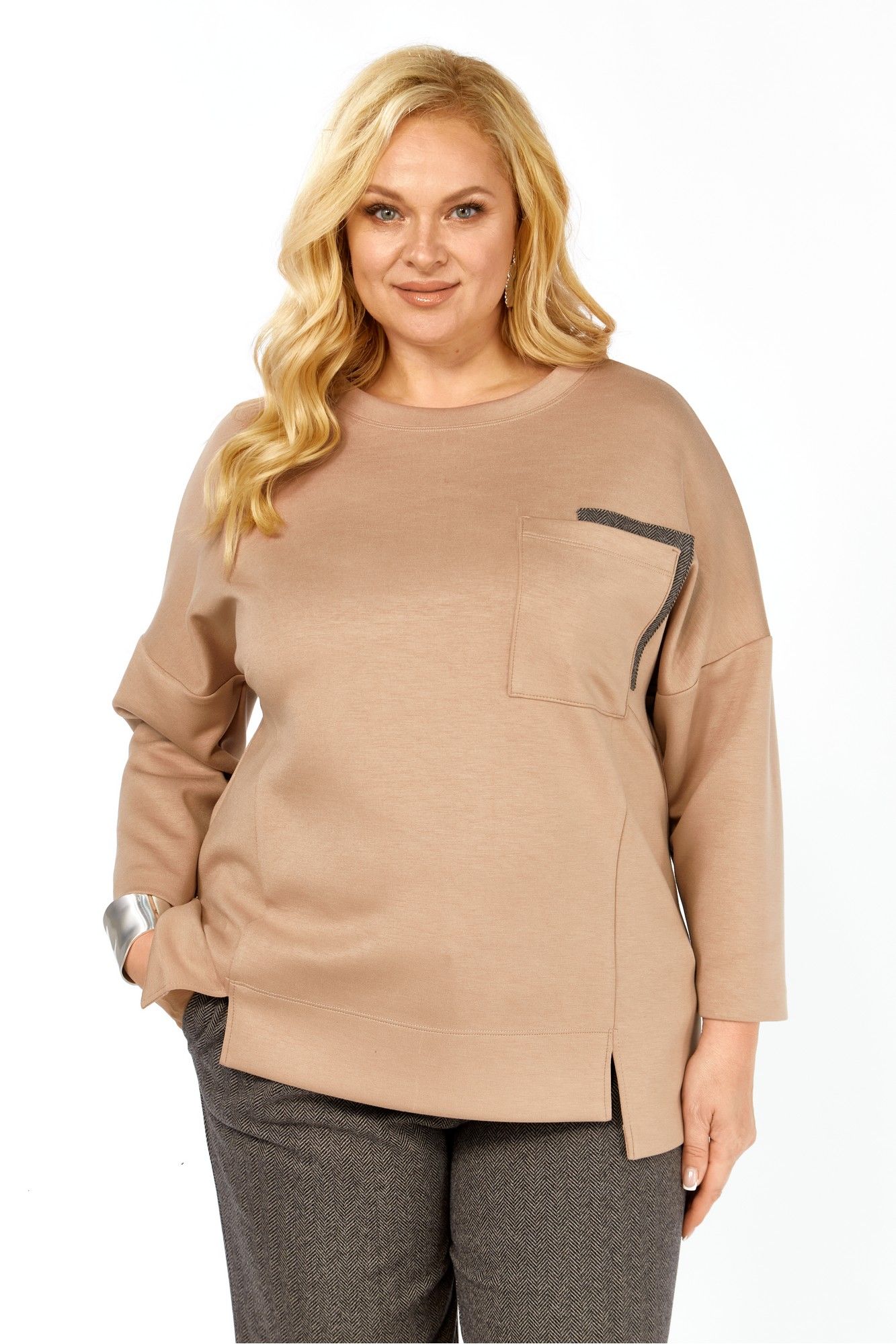 Блузы Элль-стиль 2437а бежевый