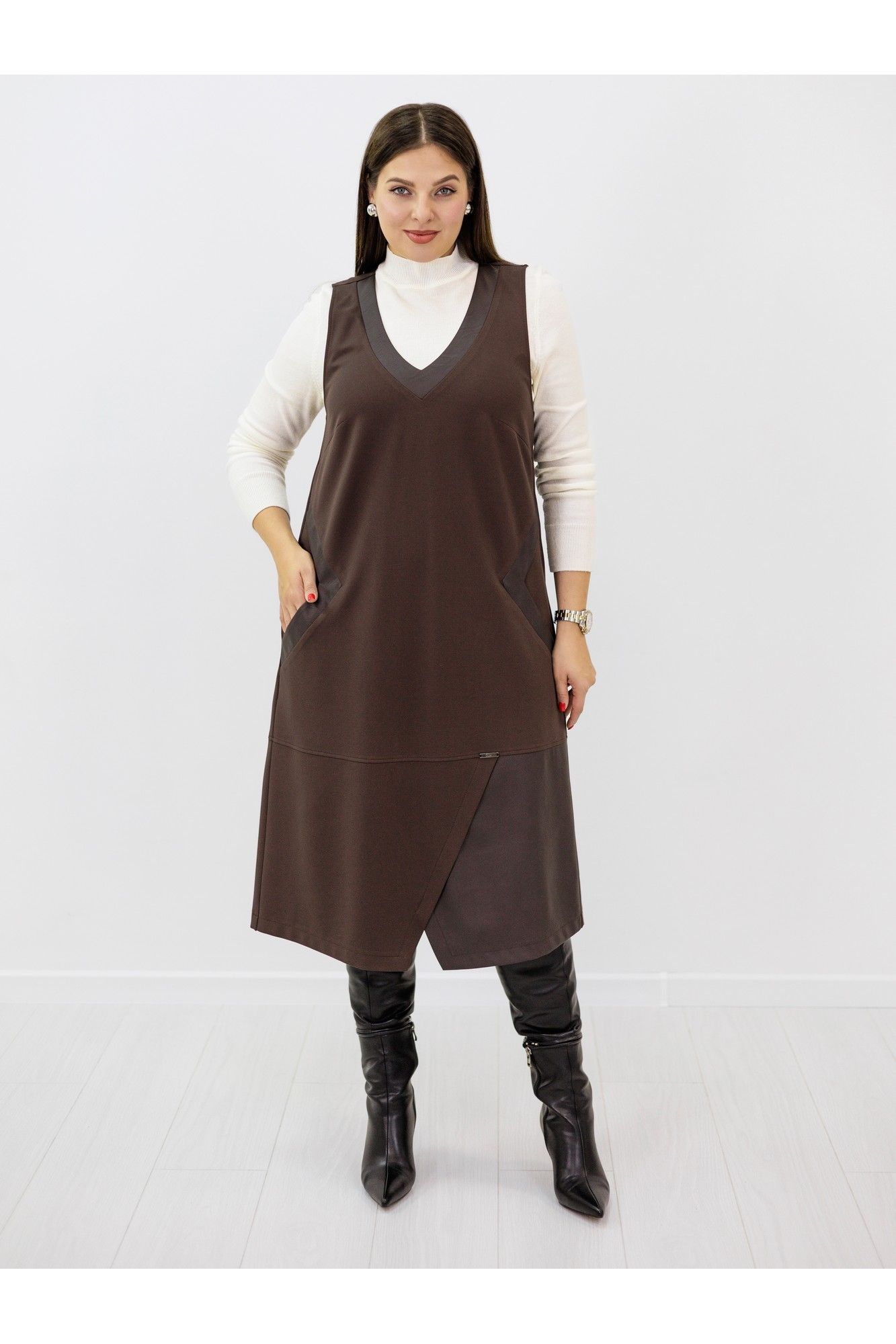 Платья Ollsy 01627 коричневый