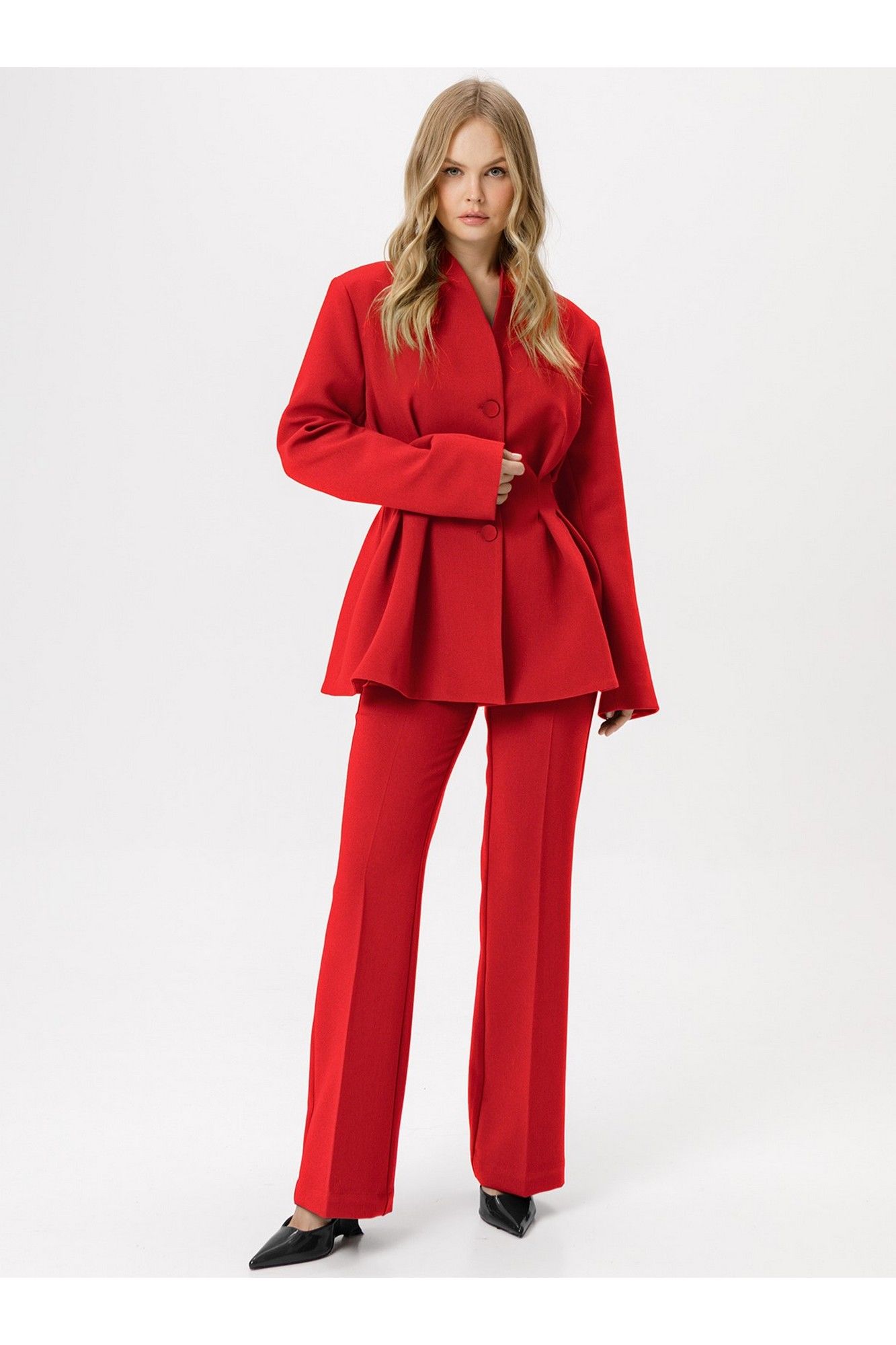 Брюки PiRS 6343 красный