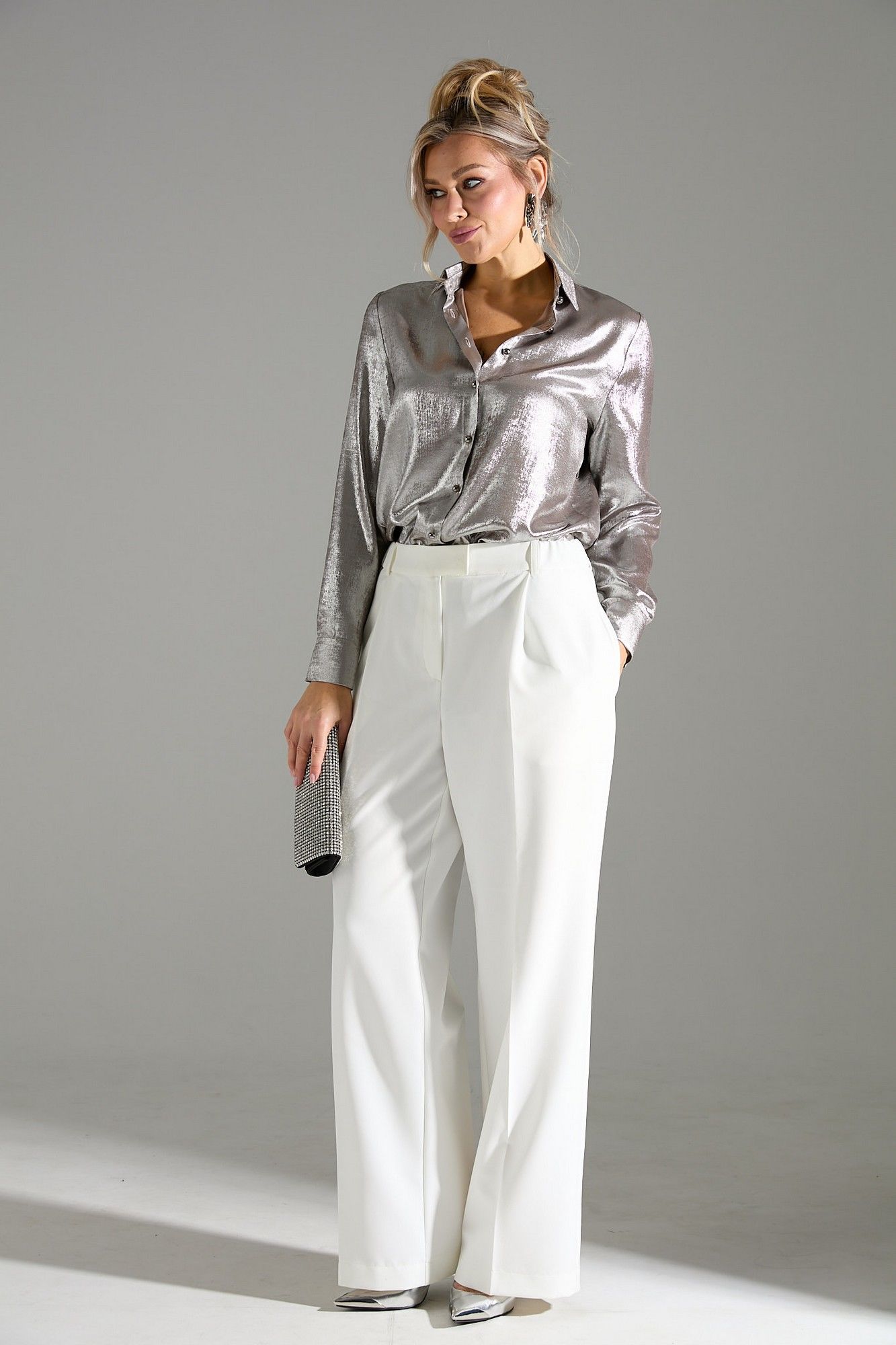 Комплекты брючные LM К146010 бежевый_шиммер