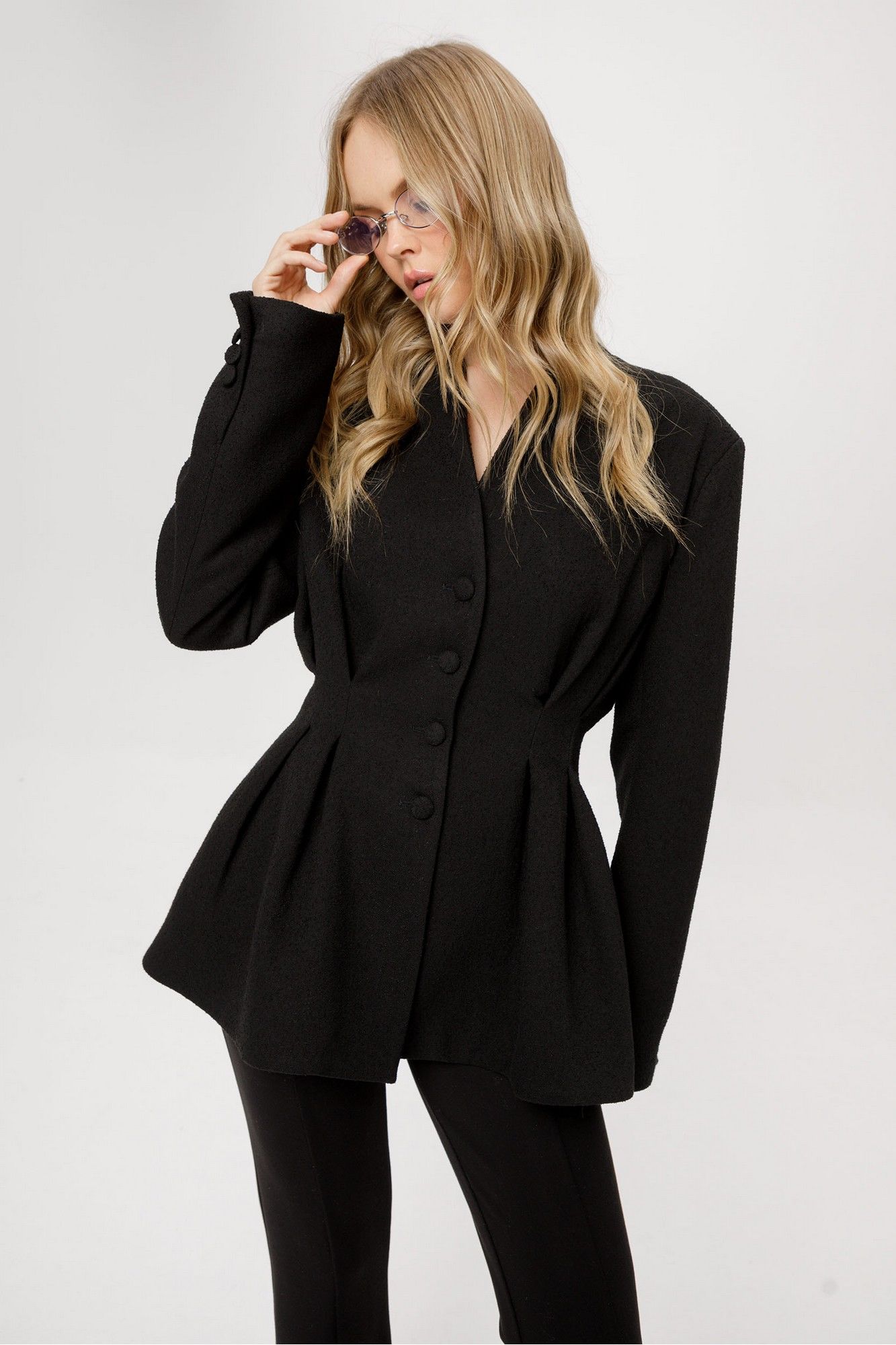 Жакеты PiRS 6362 черный_букле